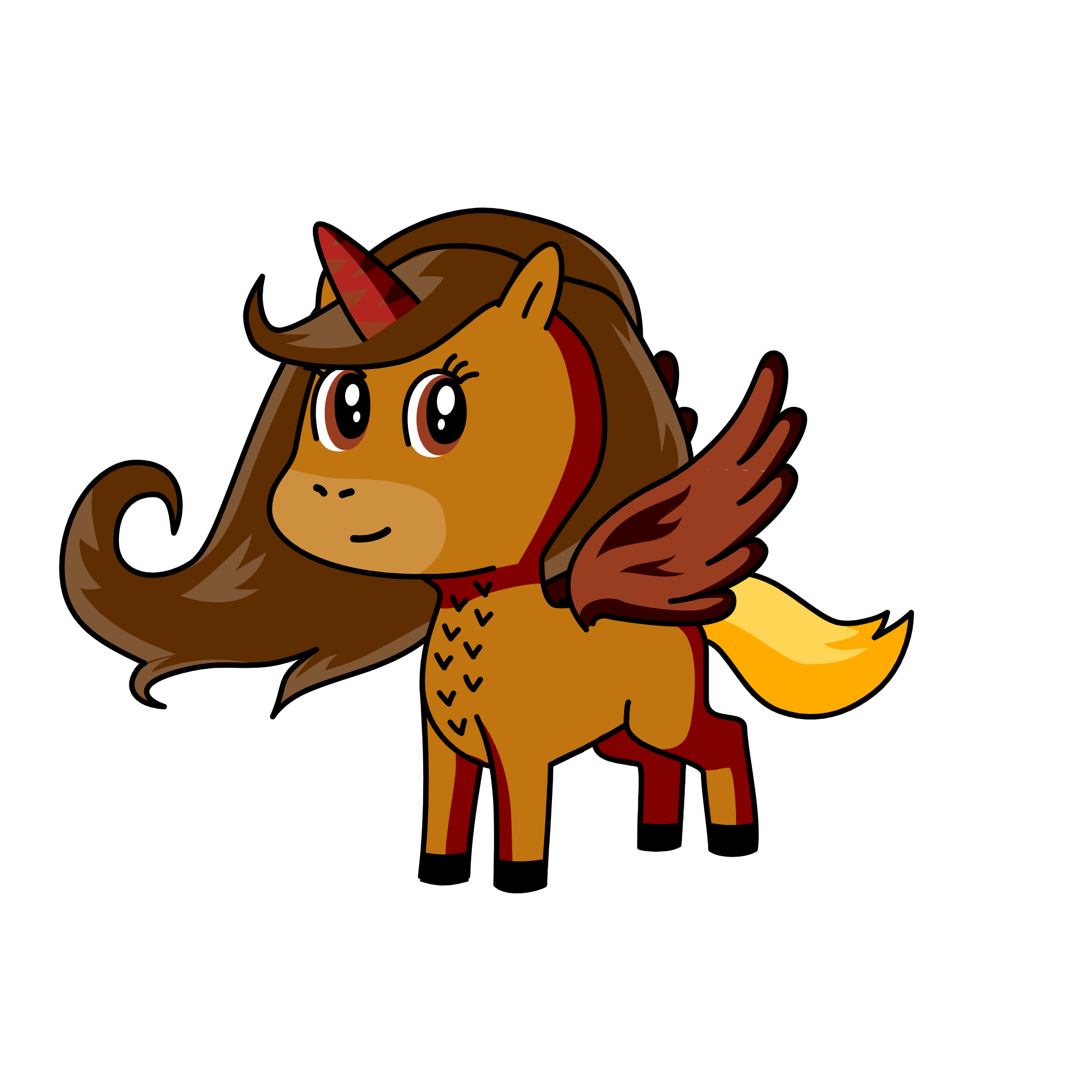 Trunka, the unicorn