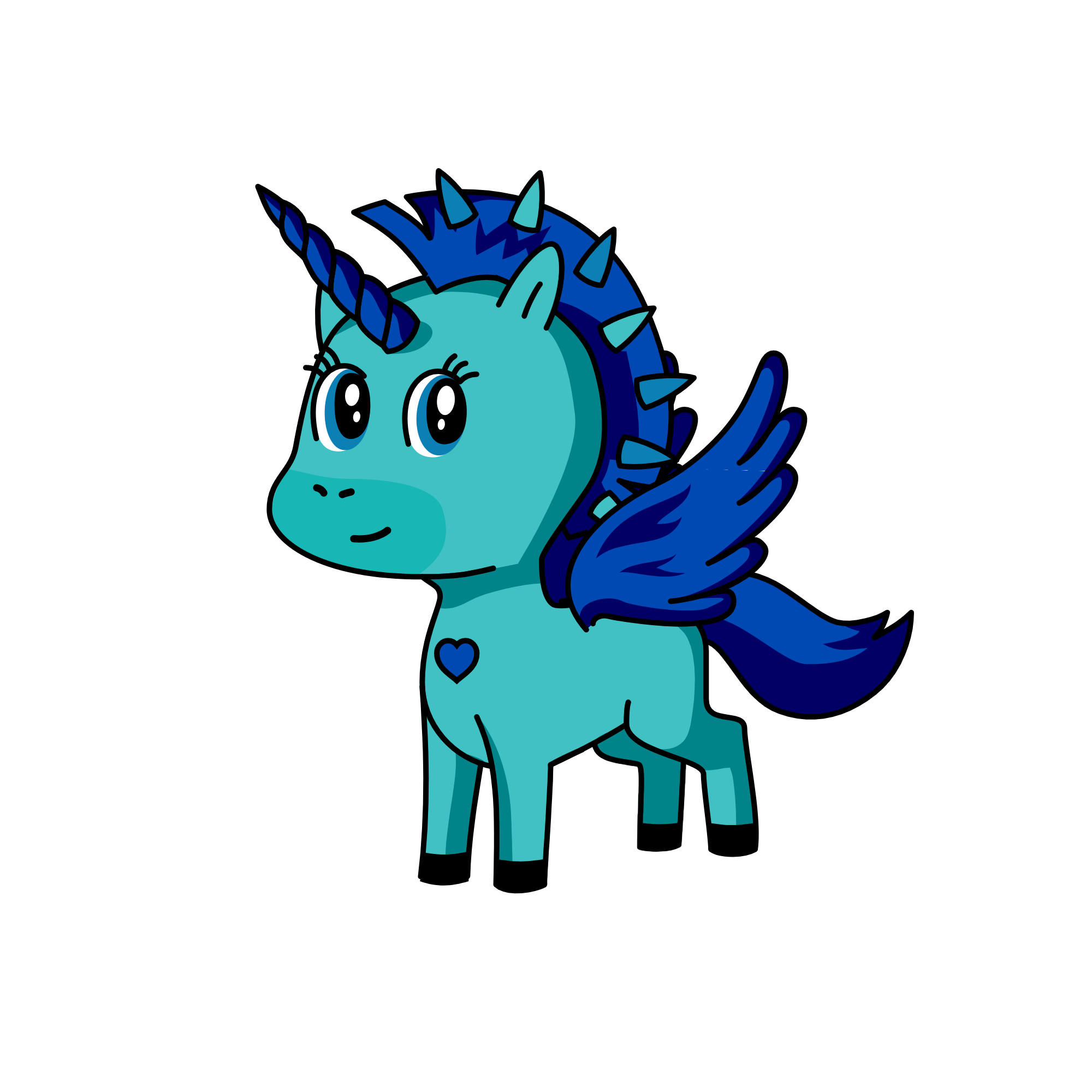 Midnight, the unicorn