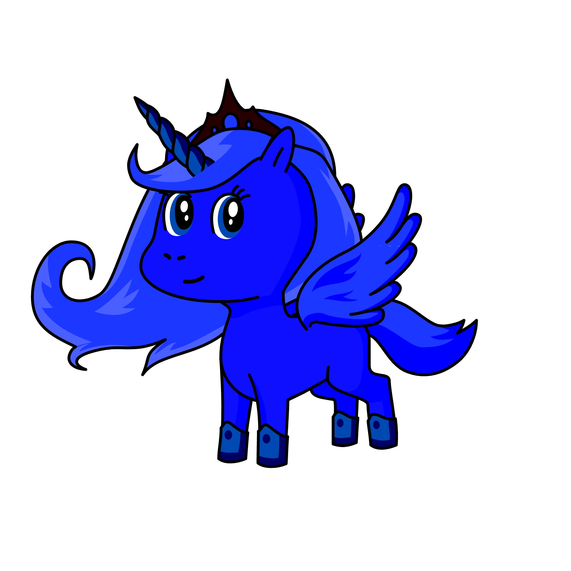 Luna, the unicorn