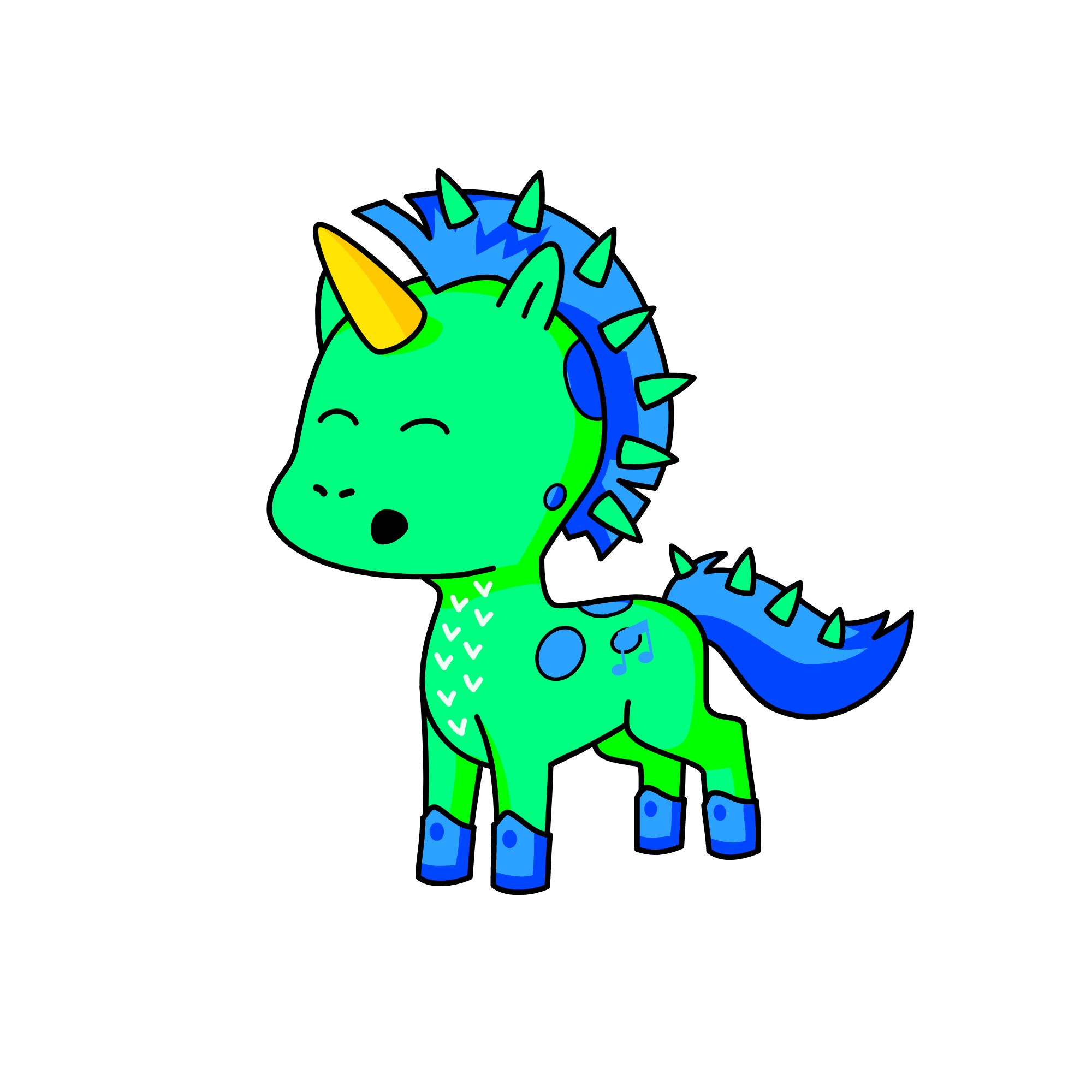Derp, the unicorn