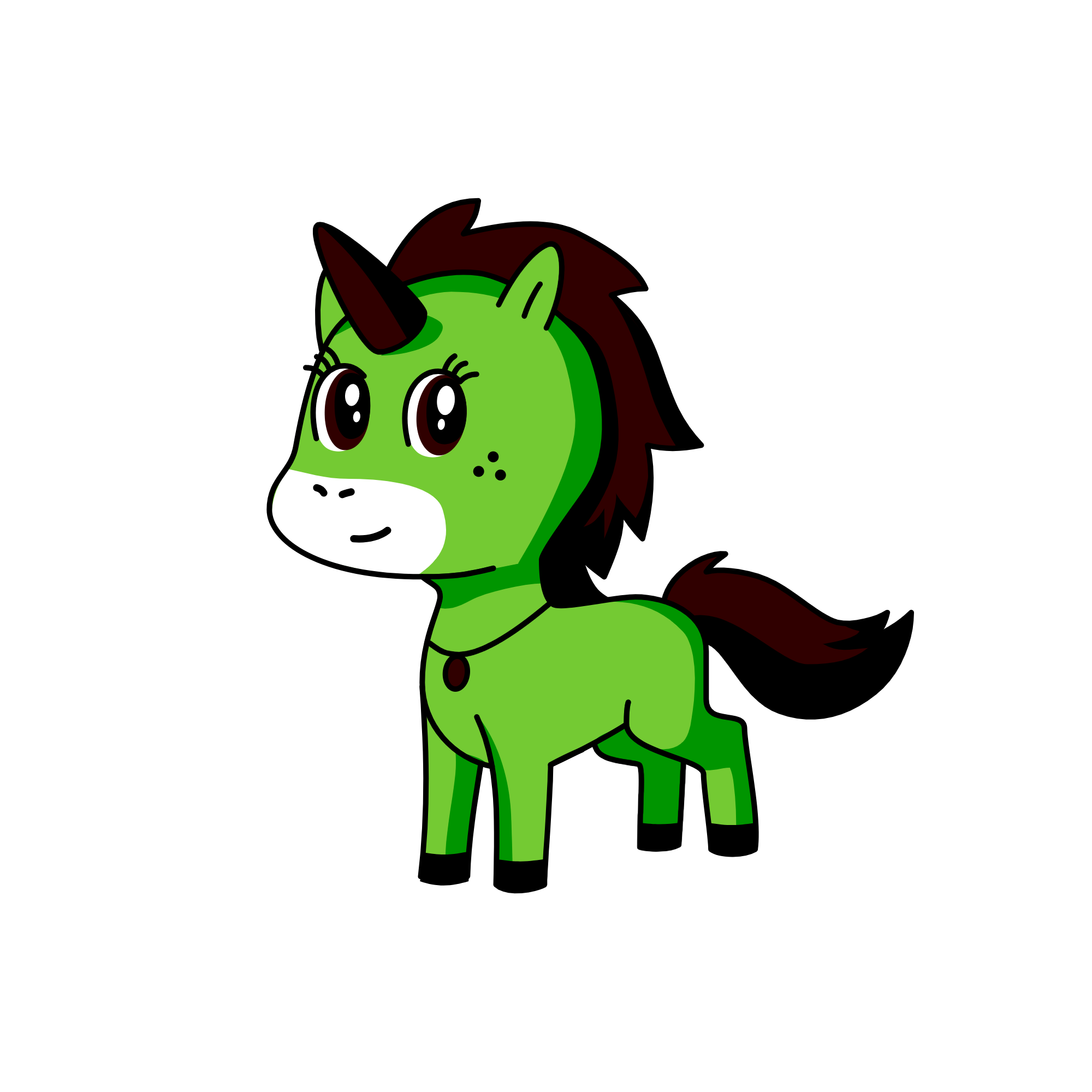 Nightfall, the unicorn
