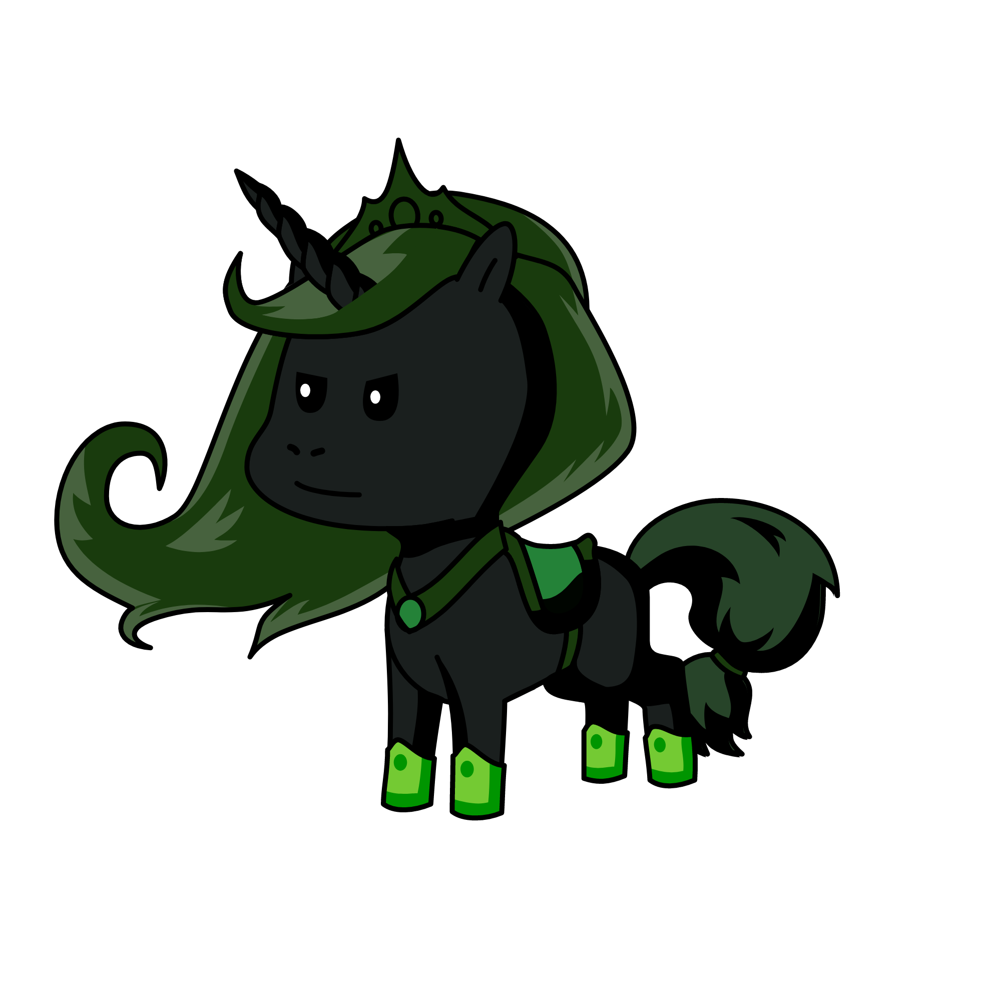 Queen Chirilays, the unicorn