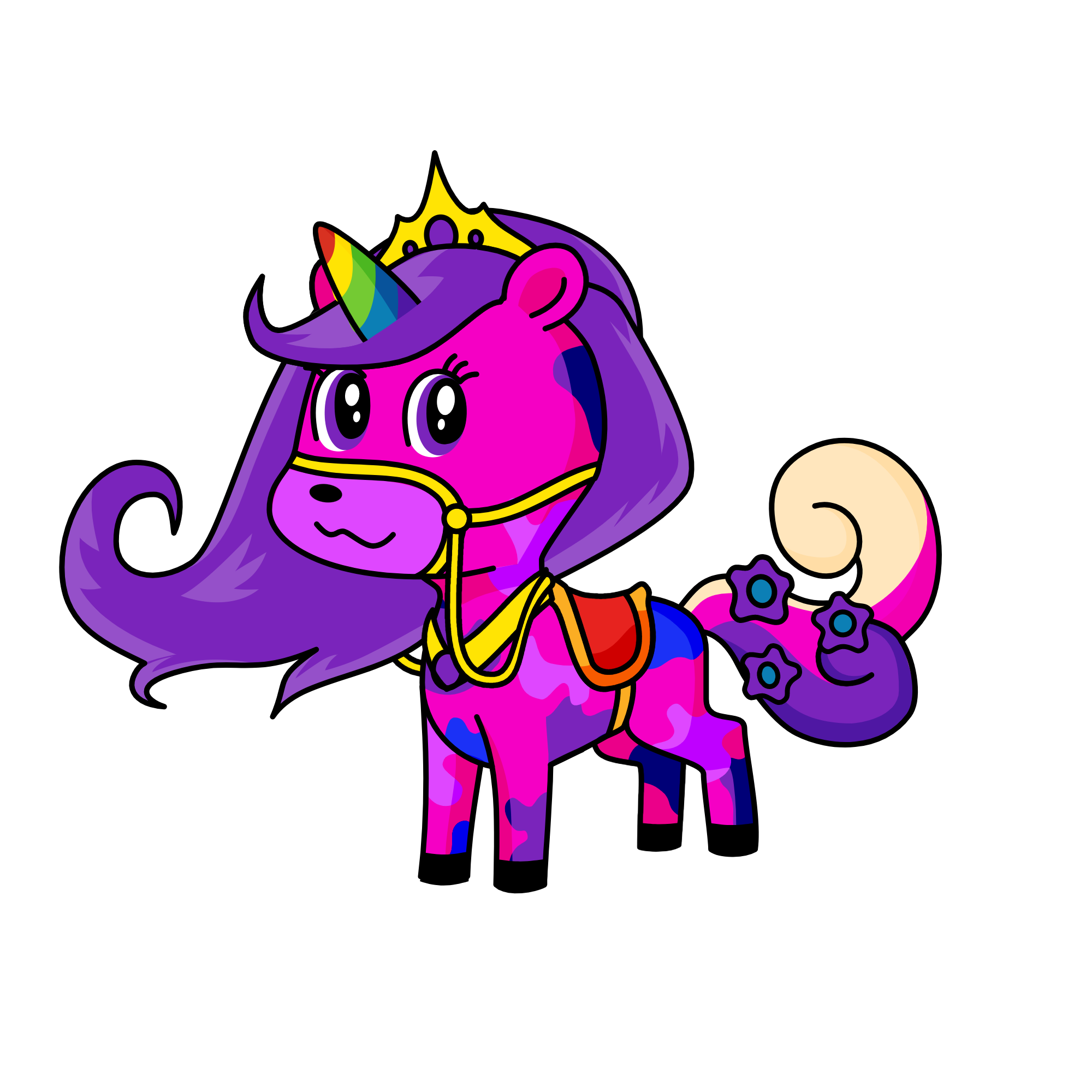 remy: happy bear, the unicorn