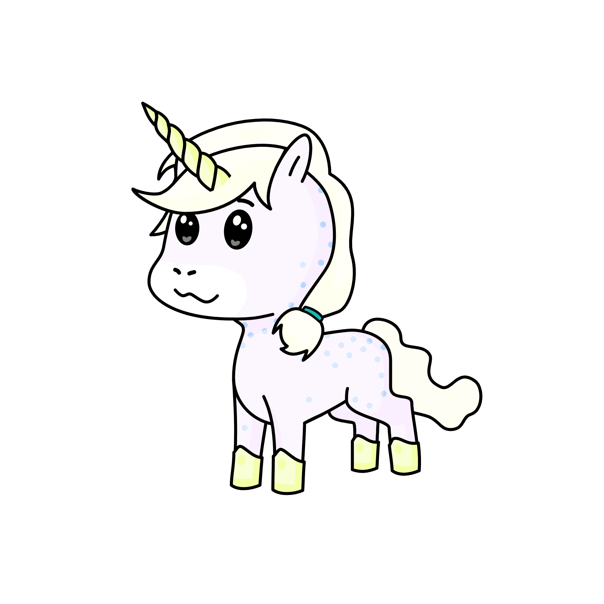 Snowy, the unicorn