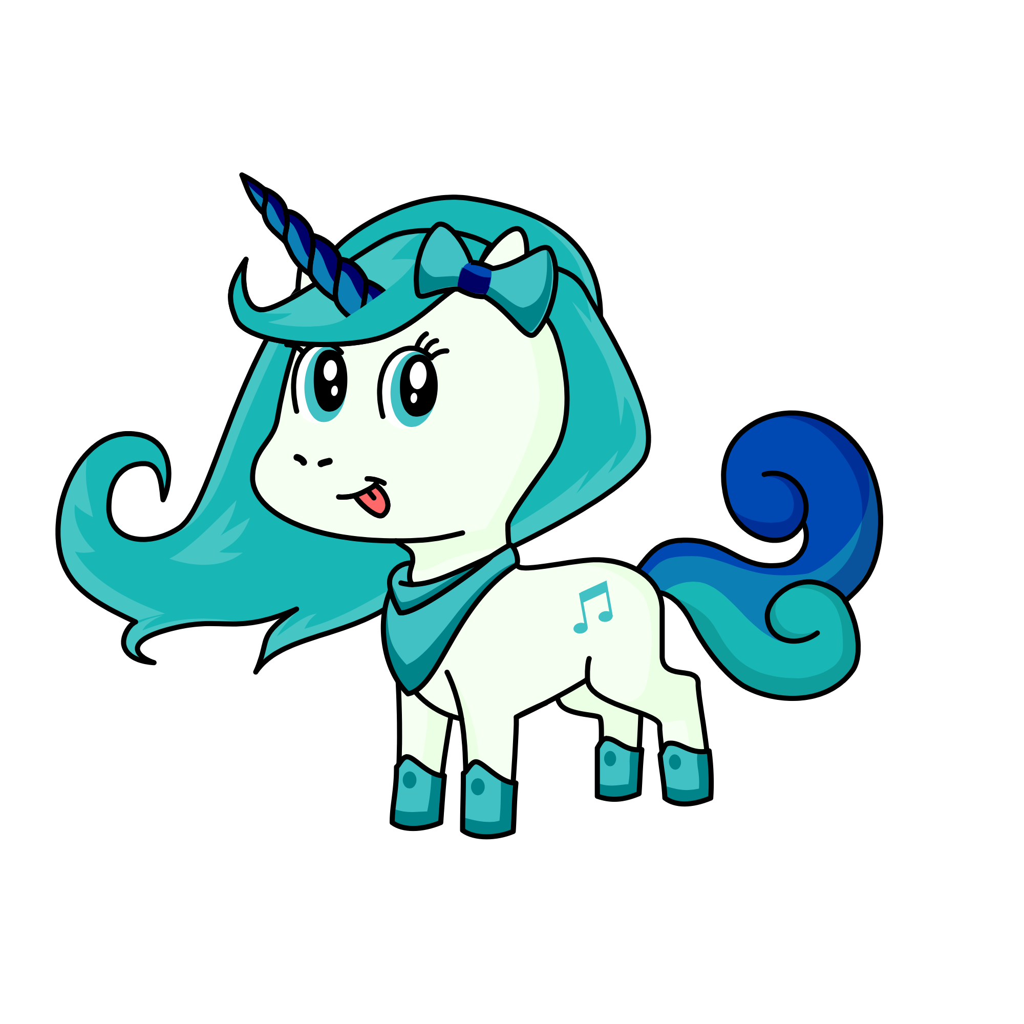 Snowy, the unicorn