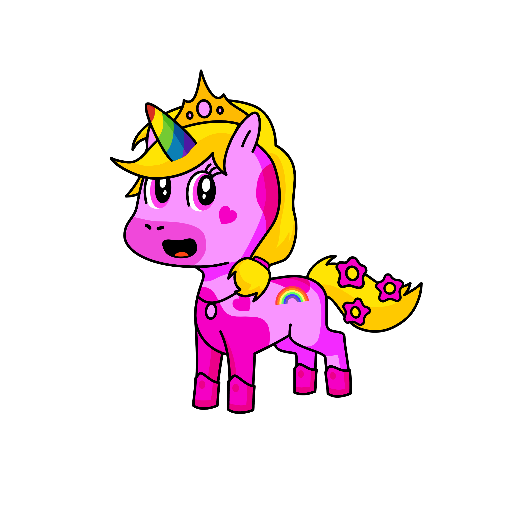 👑 Princess Fluffy 👑, the unicorn