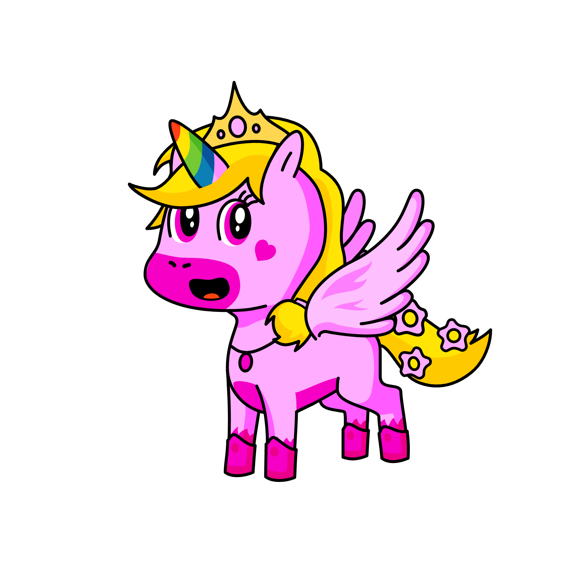 🎀👑 Princess Fluffy 🎀👑, the unicorn