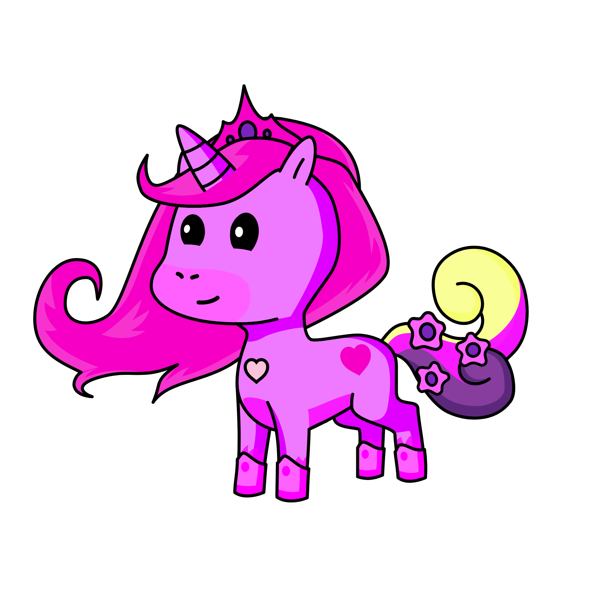 Princess Love Flower, the unicorn