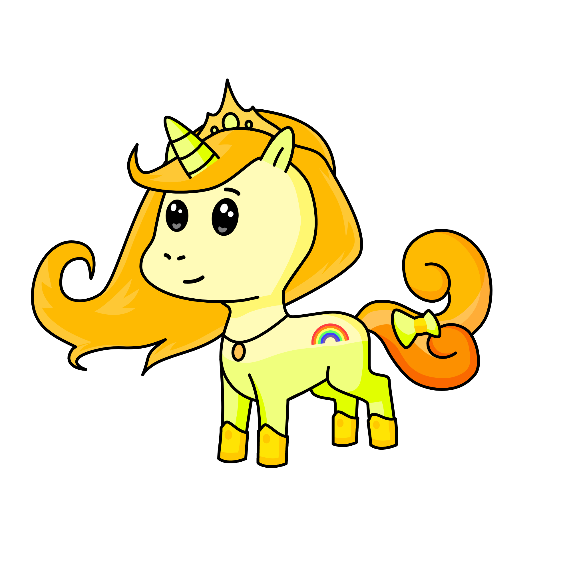 Princess Sun Rainbow Sky, the unicorn