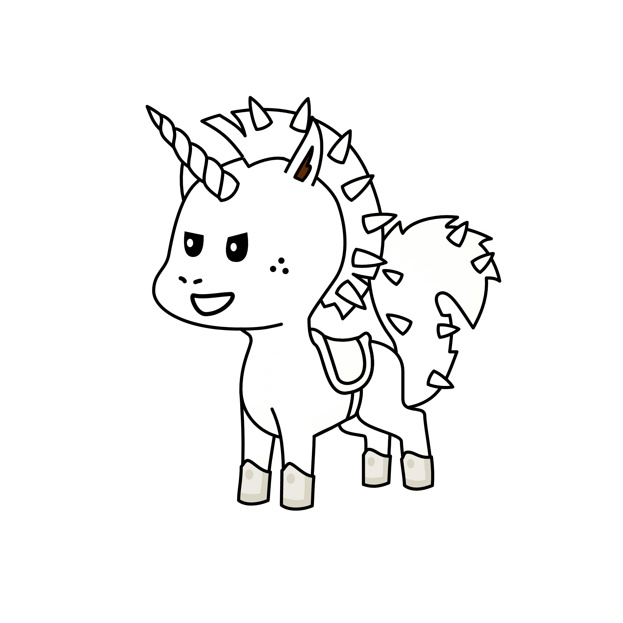 white choco, the unicorn