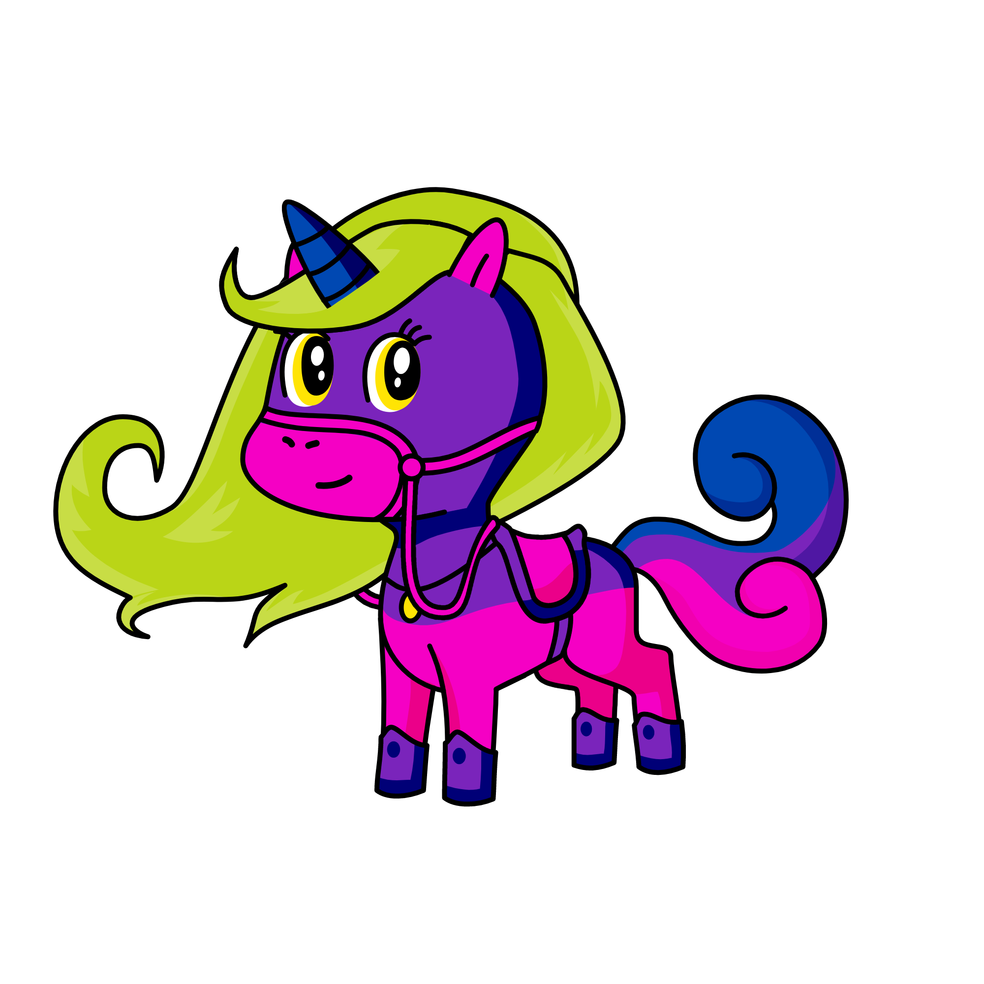 winter, the unicorn