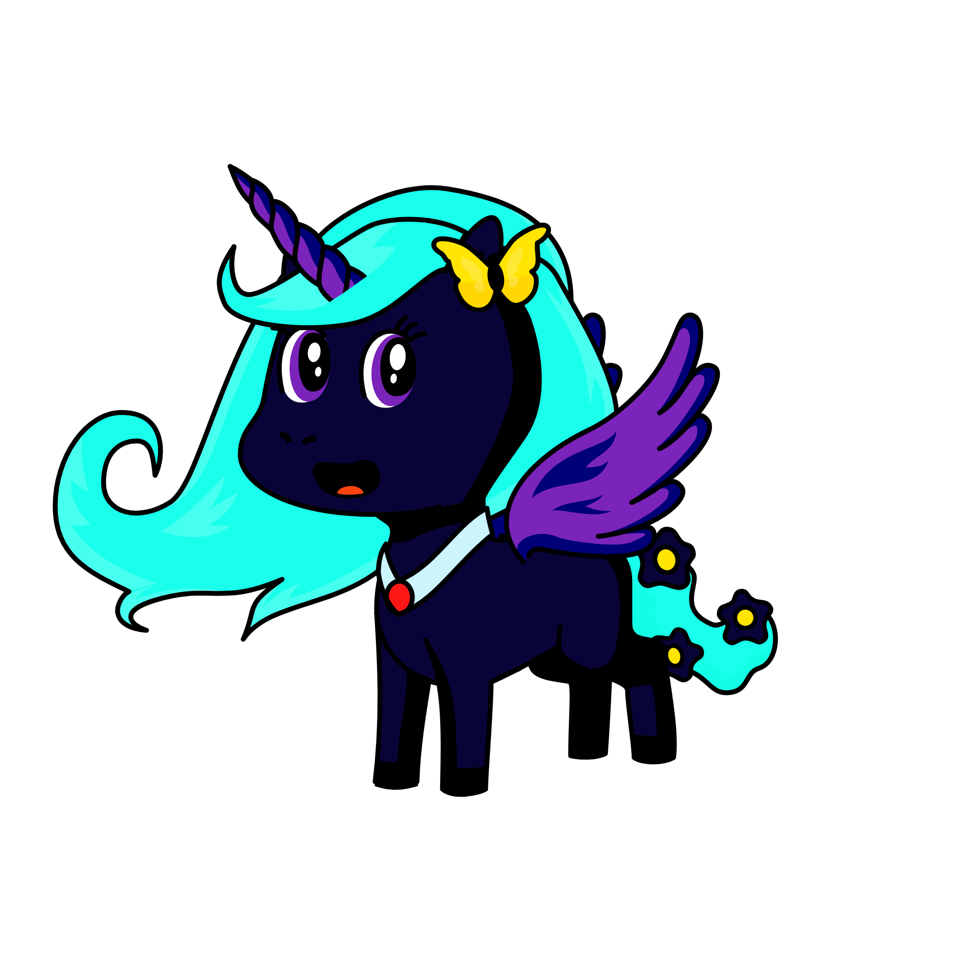 prinsesa luna , the unicorn