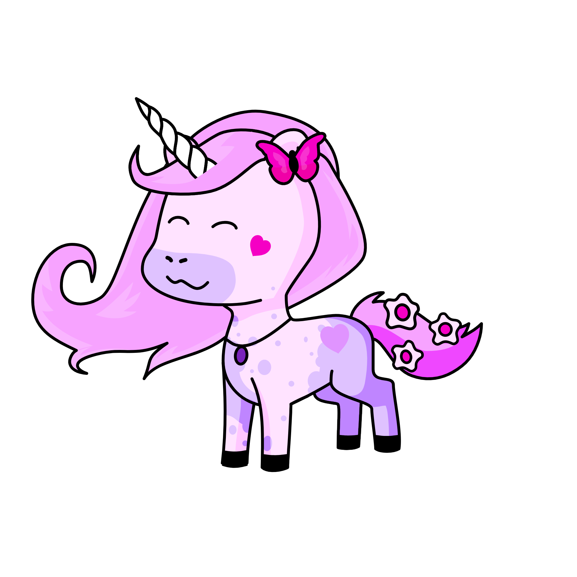 pink lady, the unicorn
