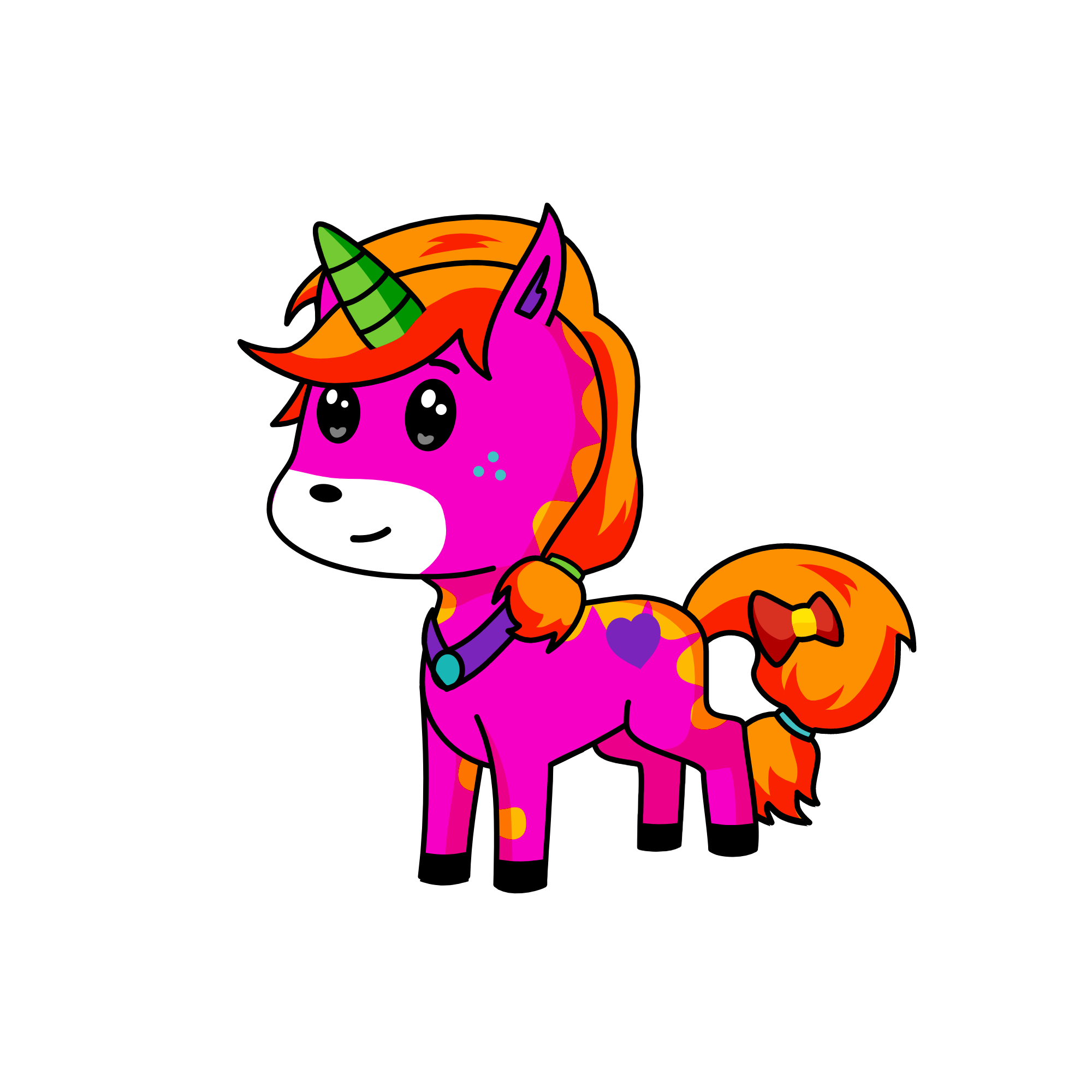 random, the unicorn