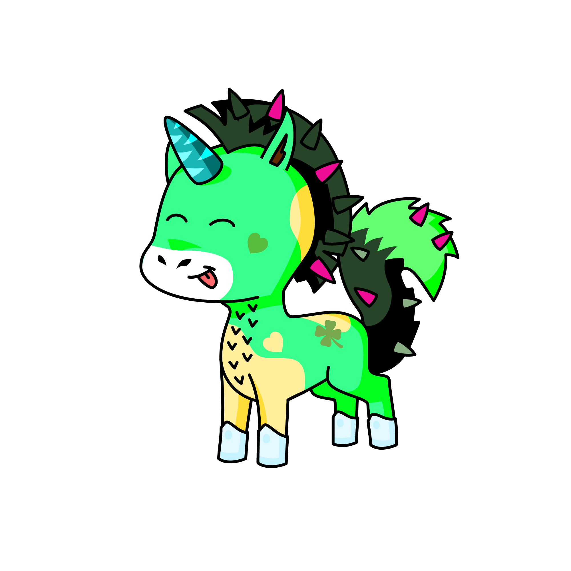 Crystie, the unicorn