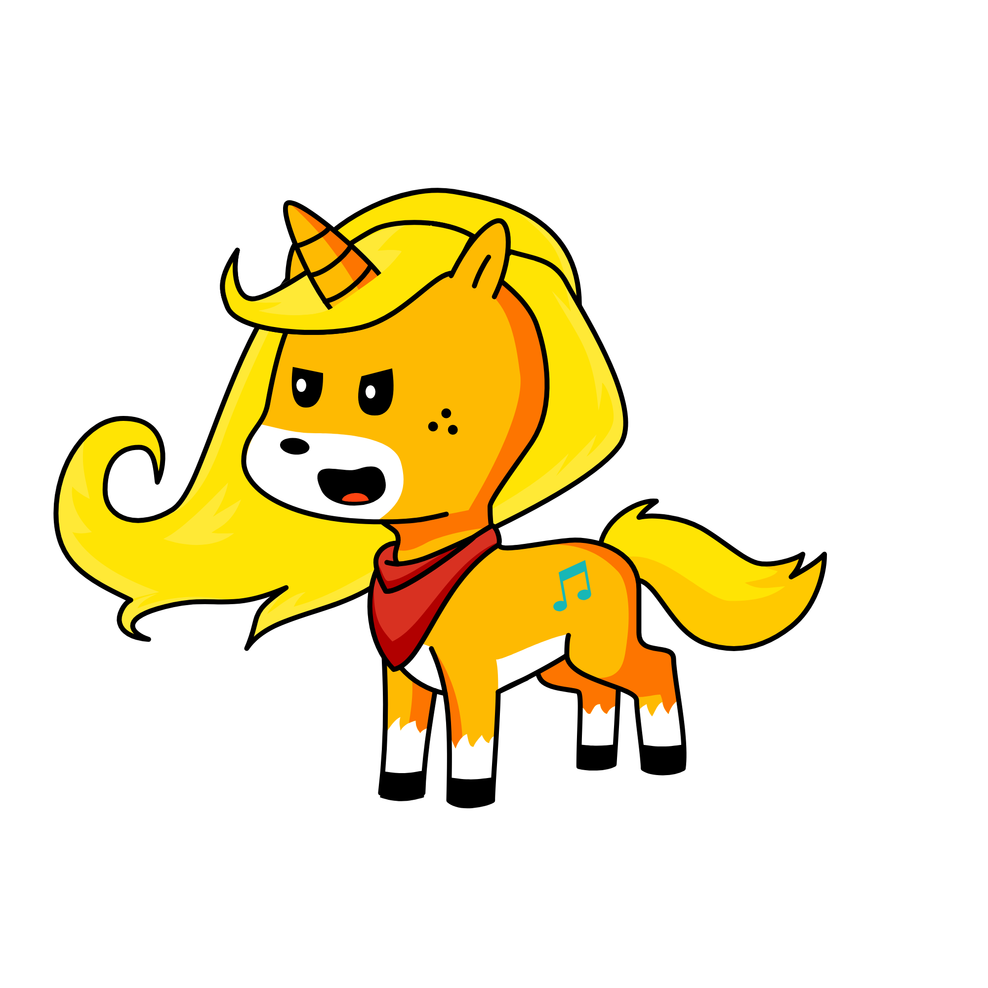 desert, the unicorn