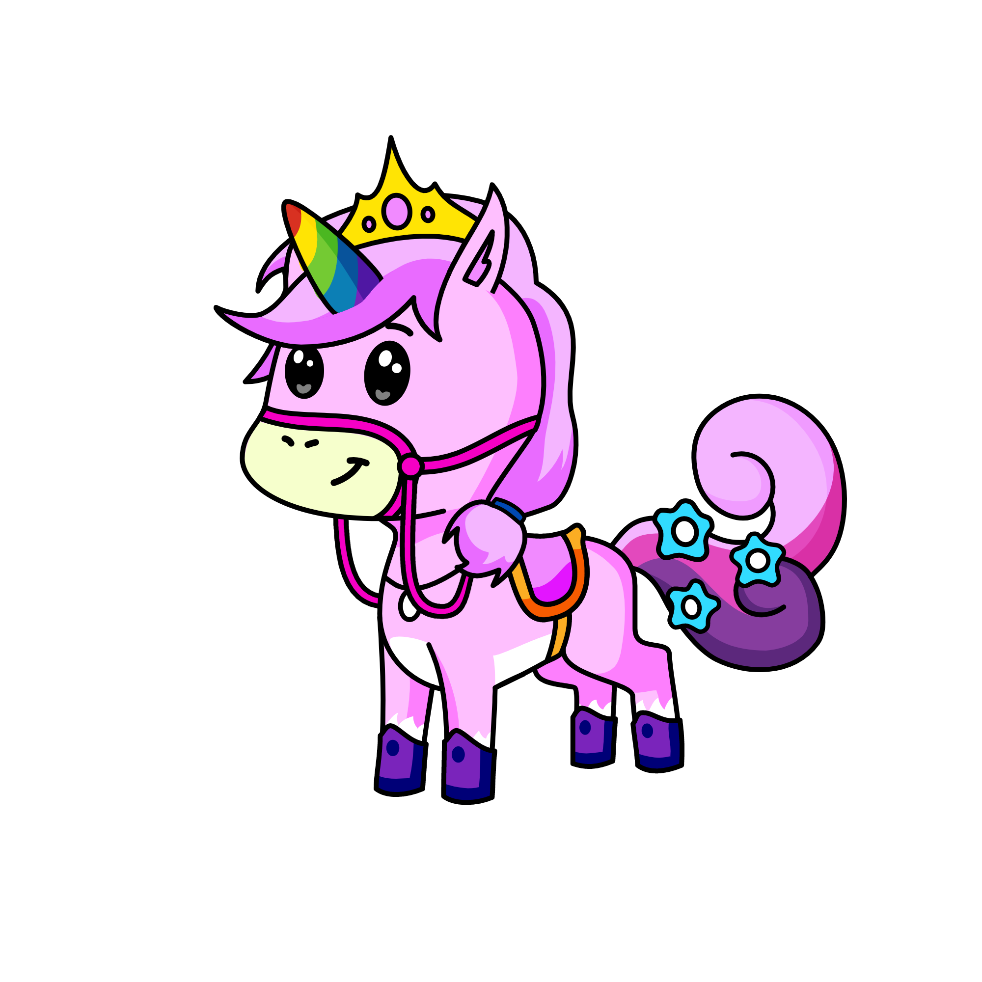 Princess Crystal, the unicorn