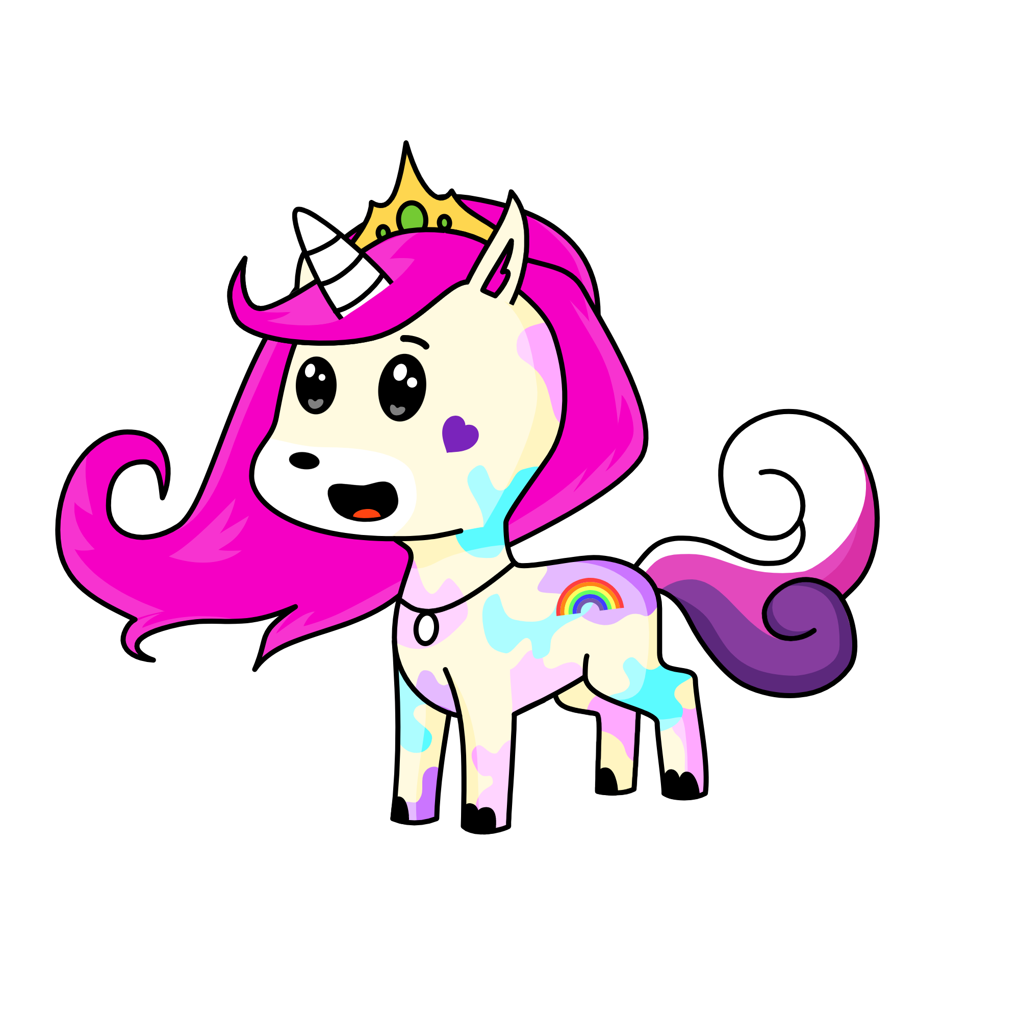 Princess Plum, the unicorn