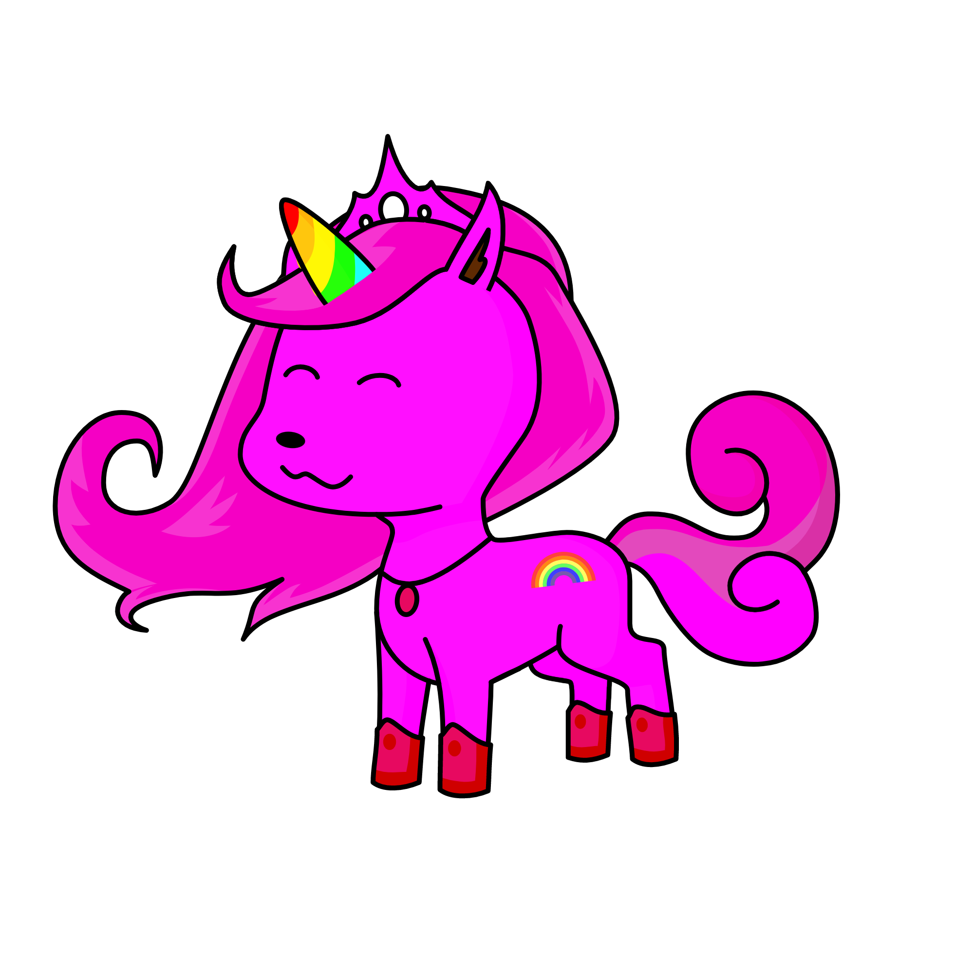 RAINBOW, the unicorn