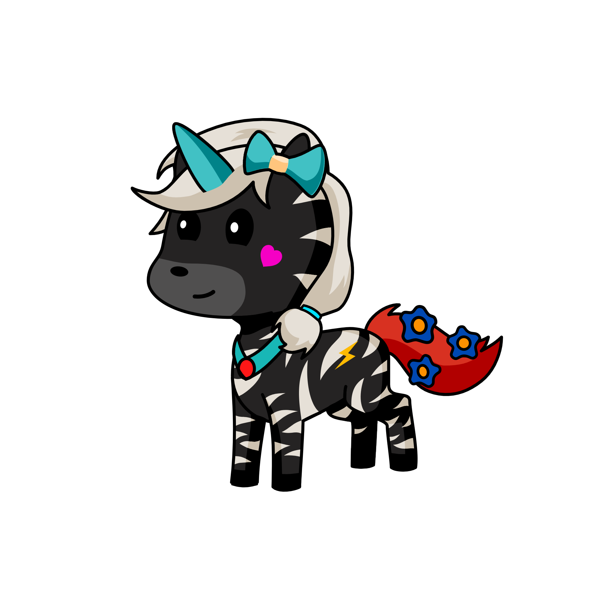 Zebracorn, the unicorn