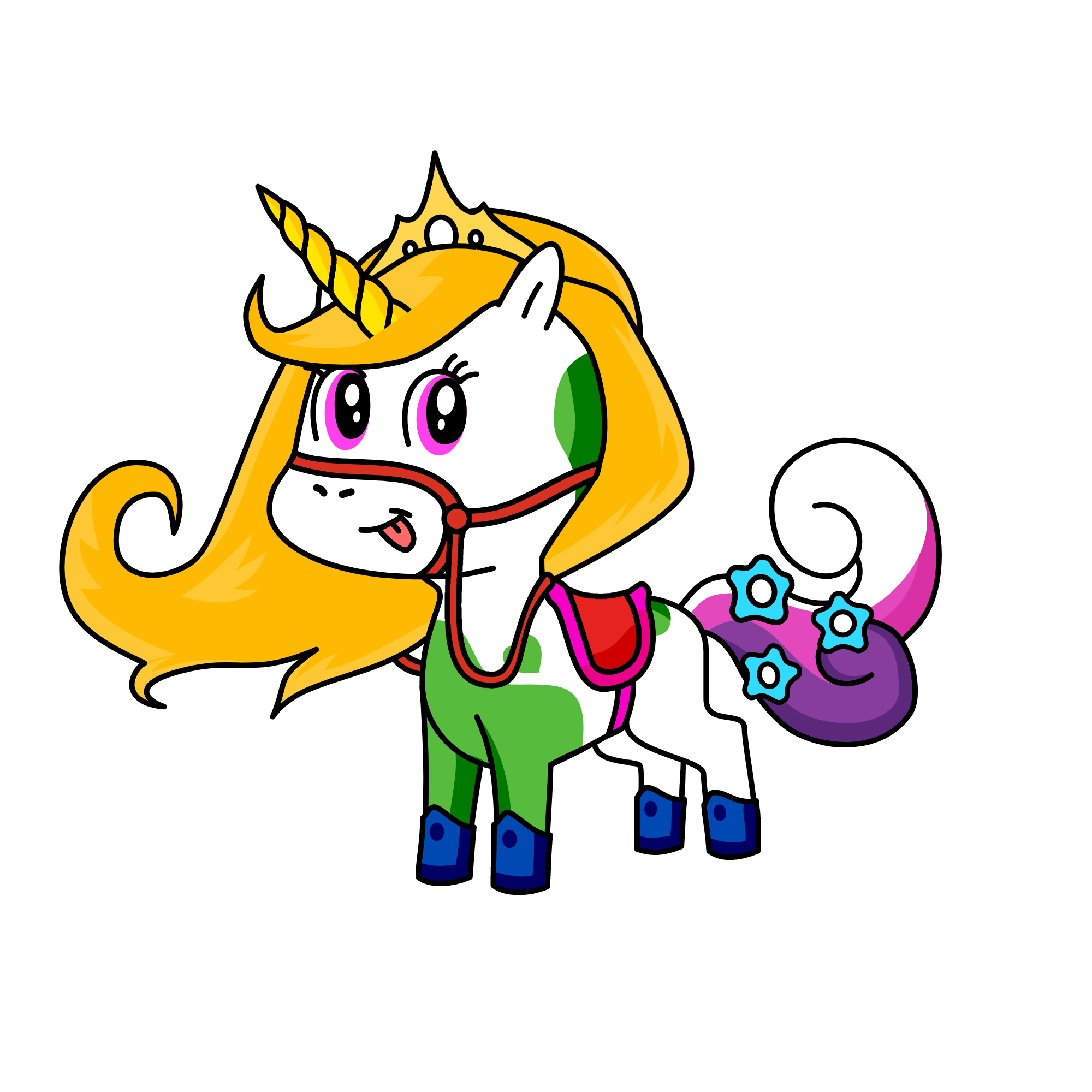 sparkle light, the unicorn