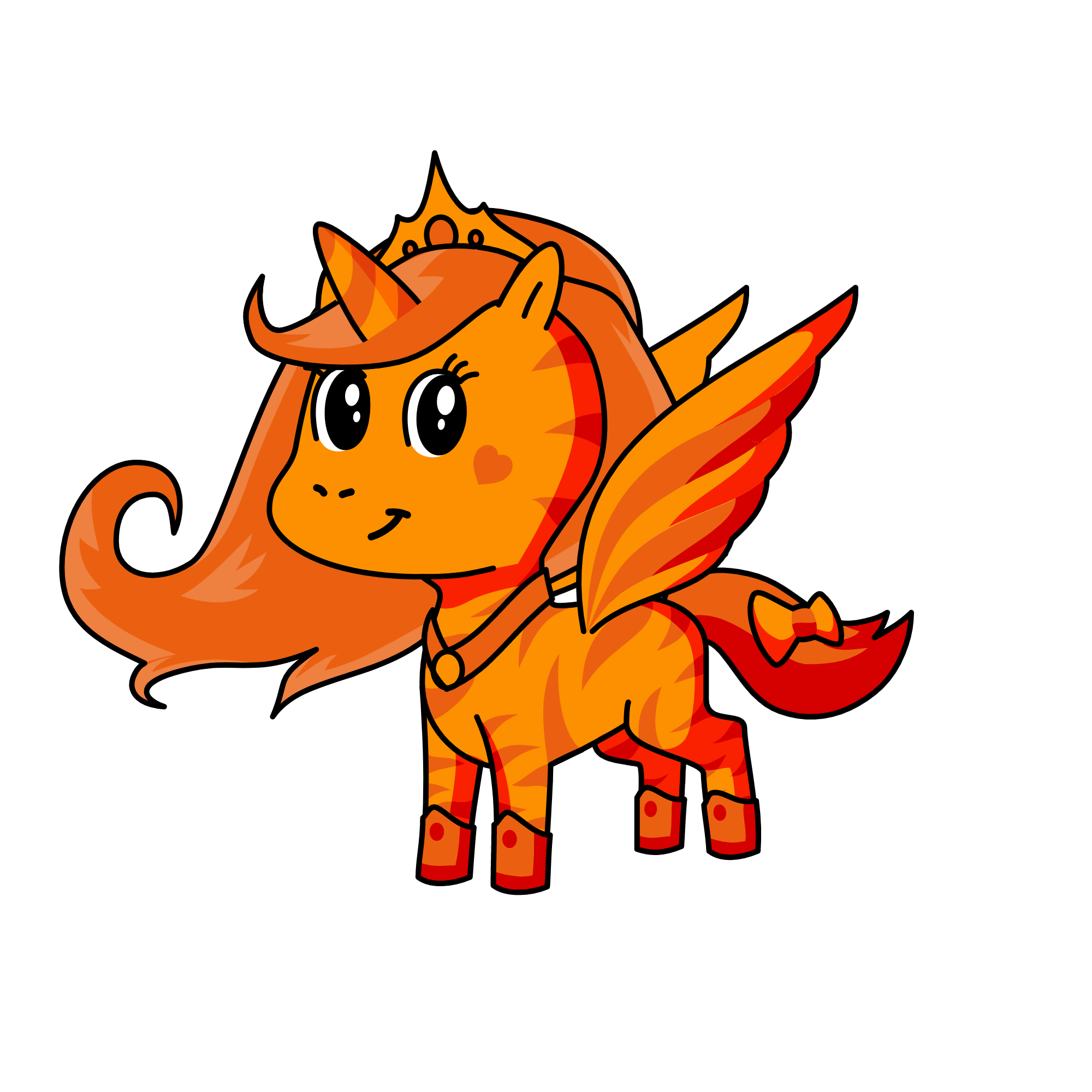 fire unicorn, the unicorn