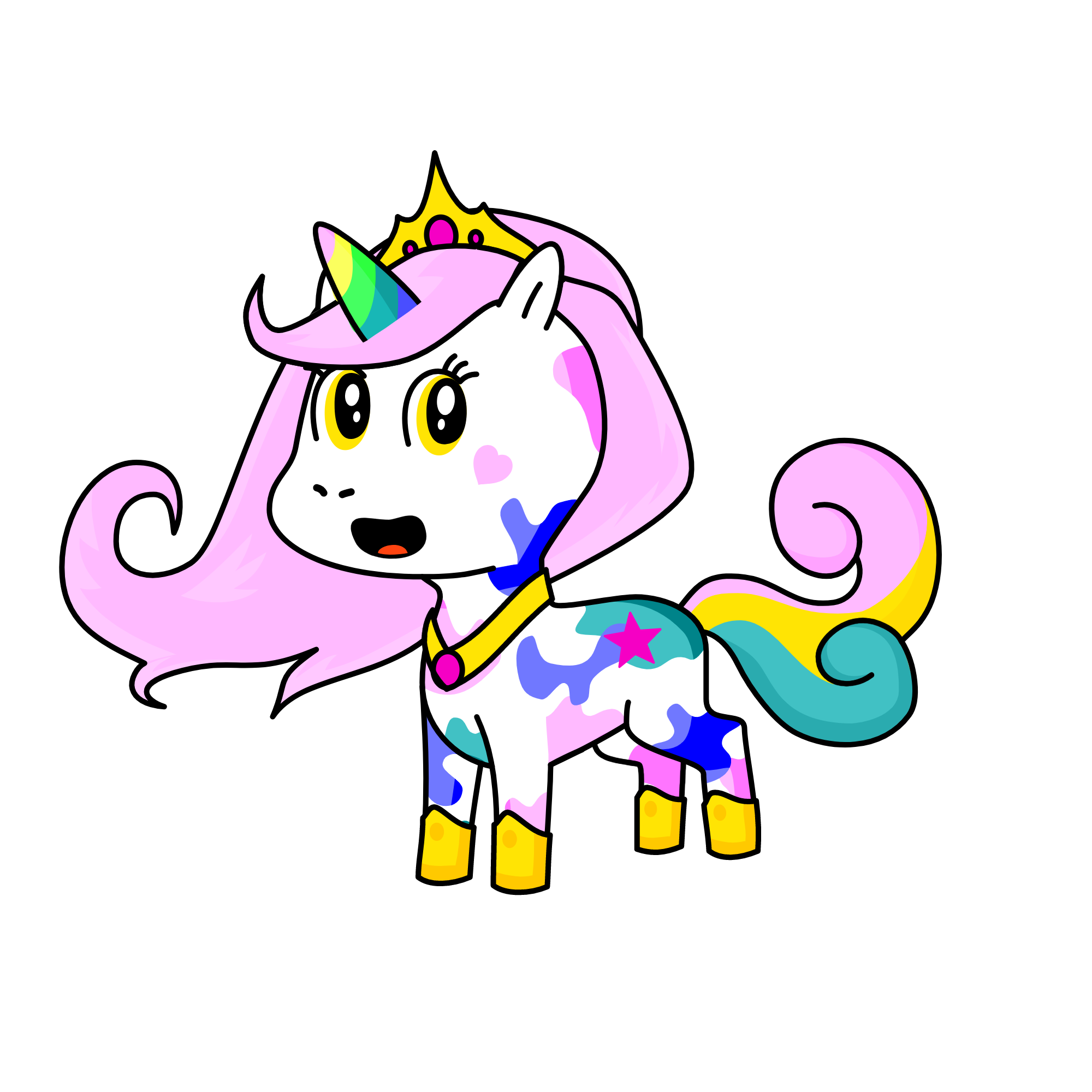 Pastel, the unicorn