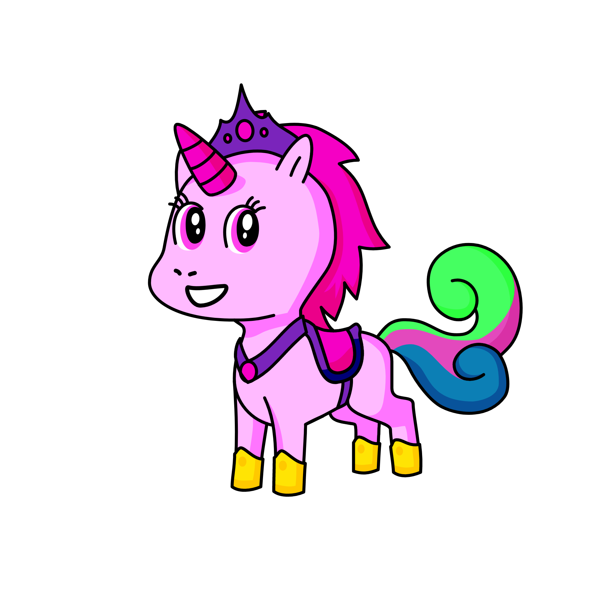 Sparkles, the unicorn