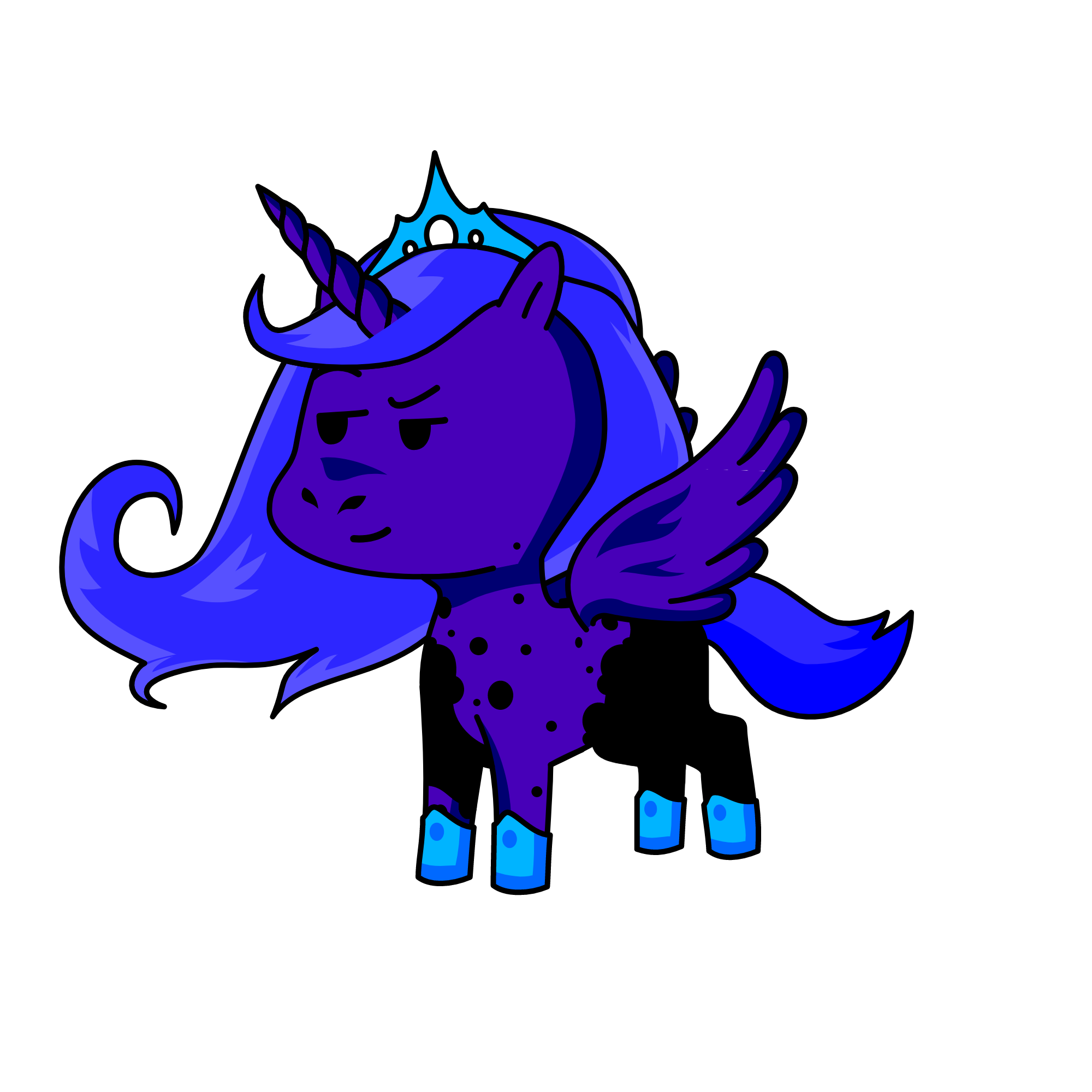 princess luna, the unicorn
