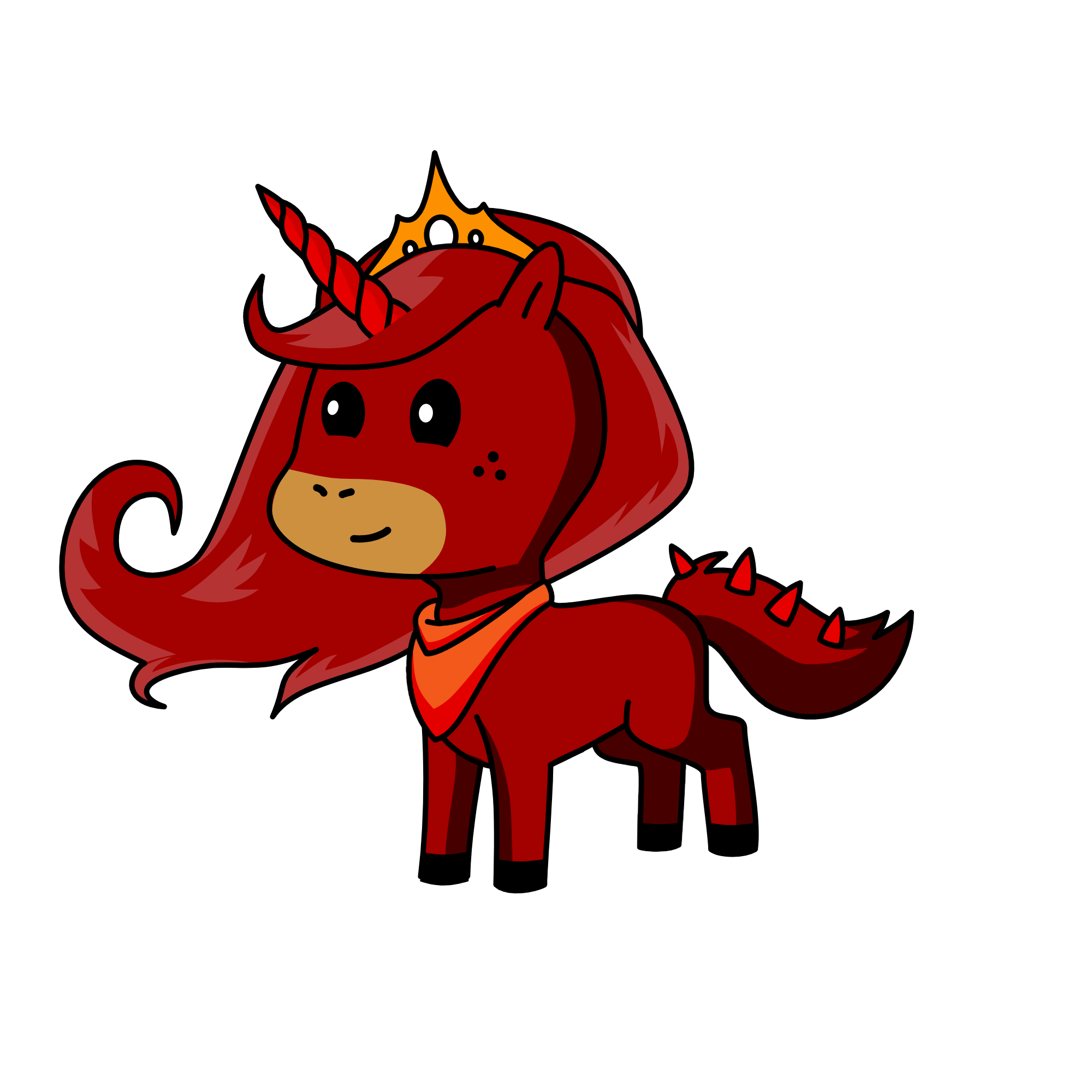 Fire Heart, the unicorn