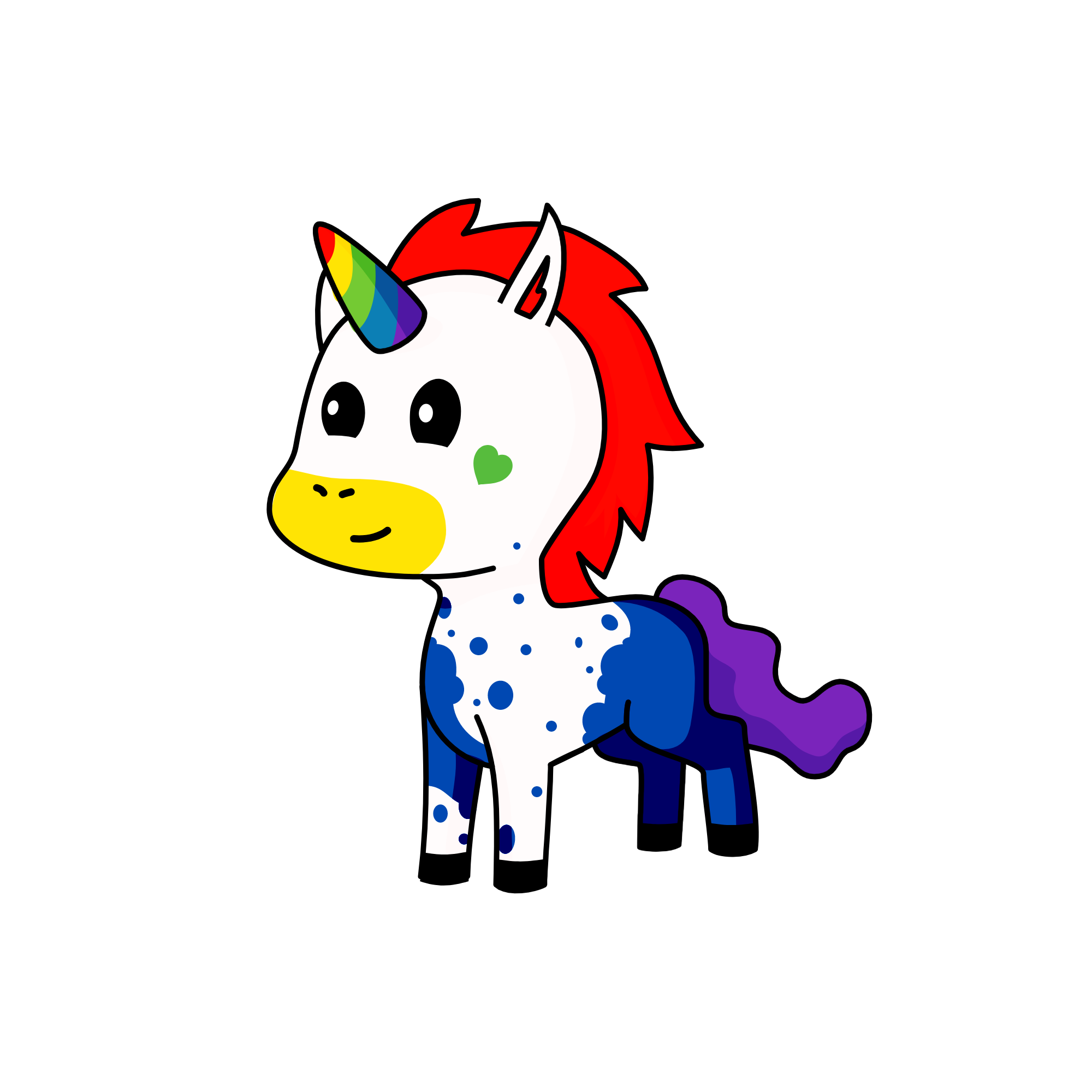 rainbow, the unicorn