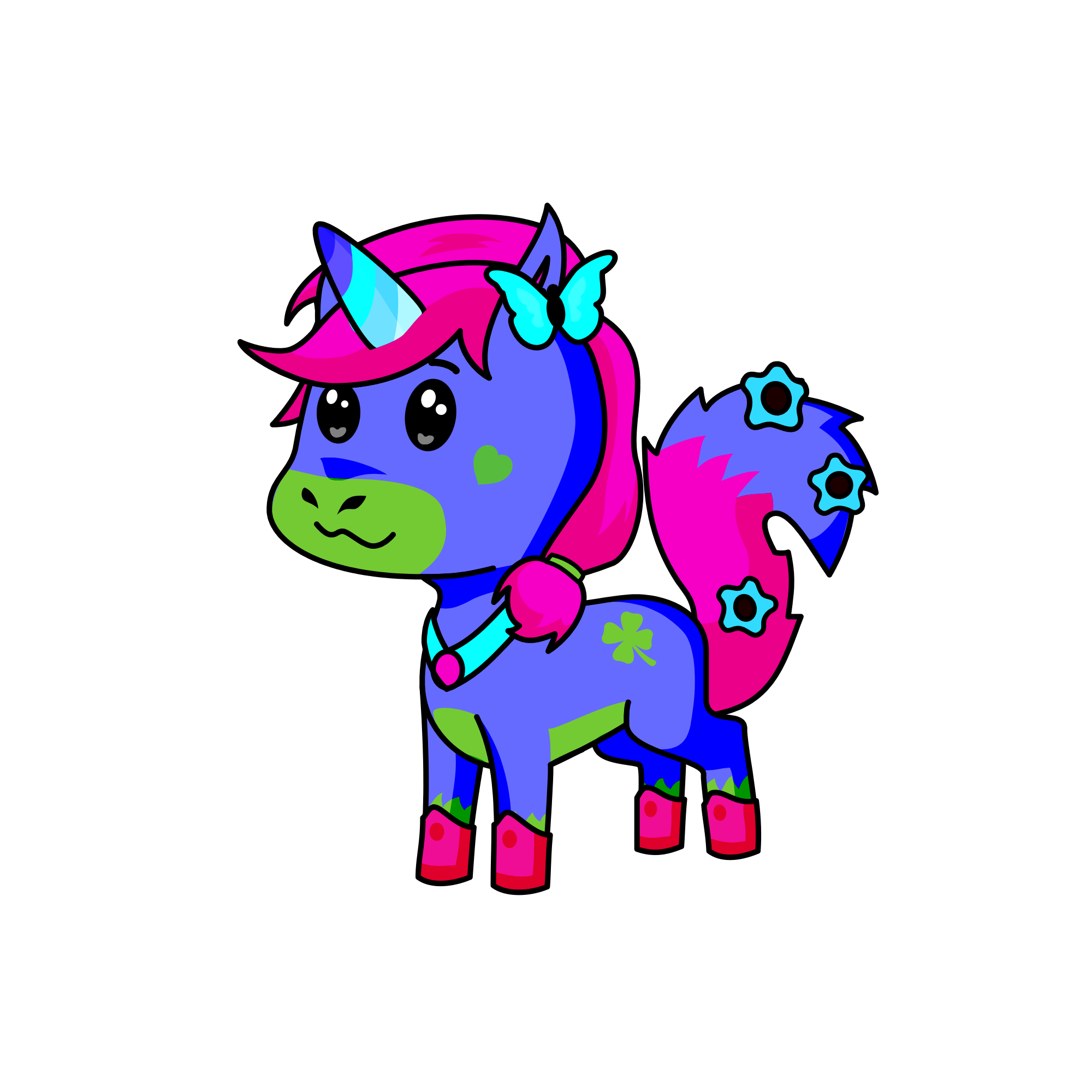 Papillon , the unicorn