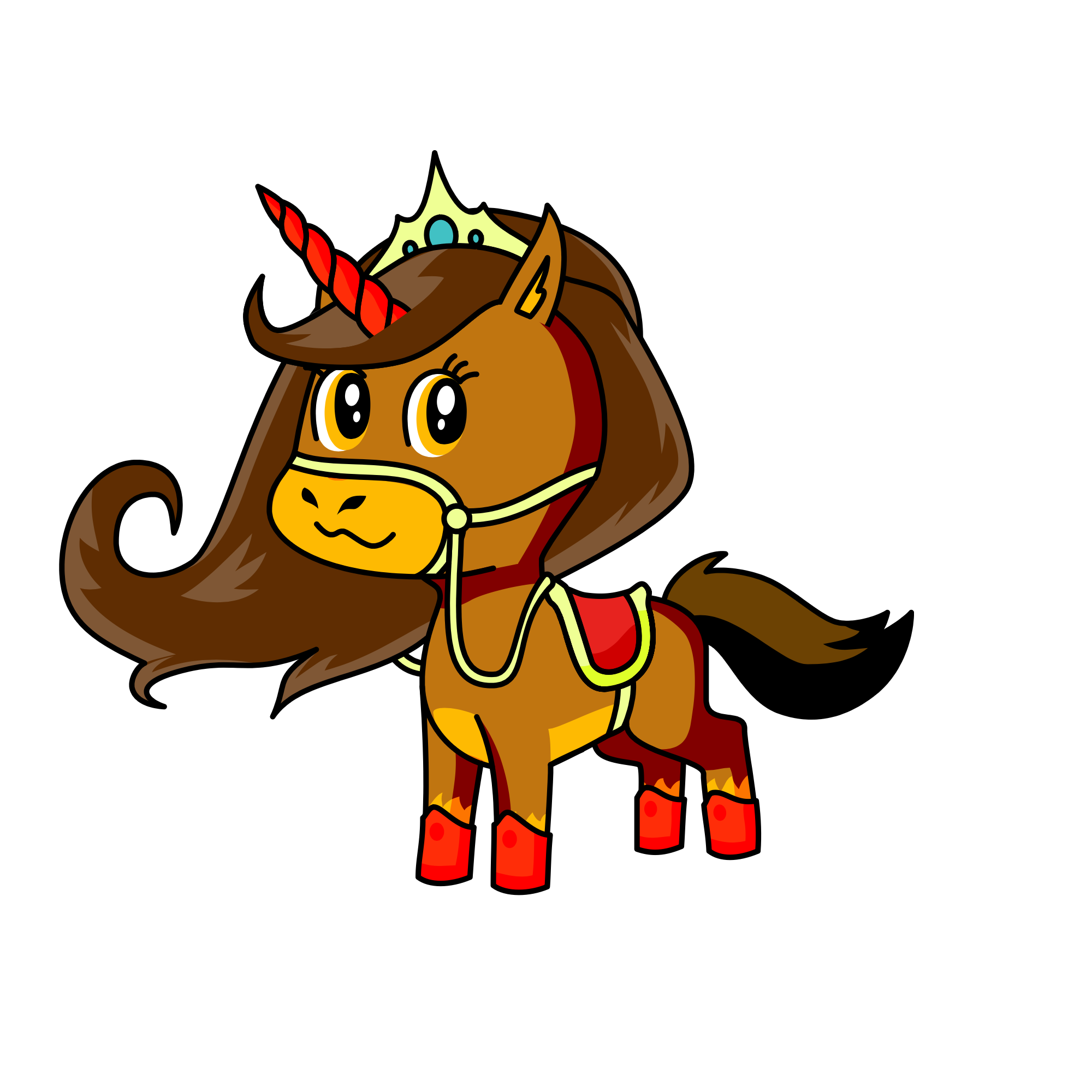 Élise , the unicorn