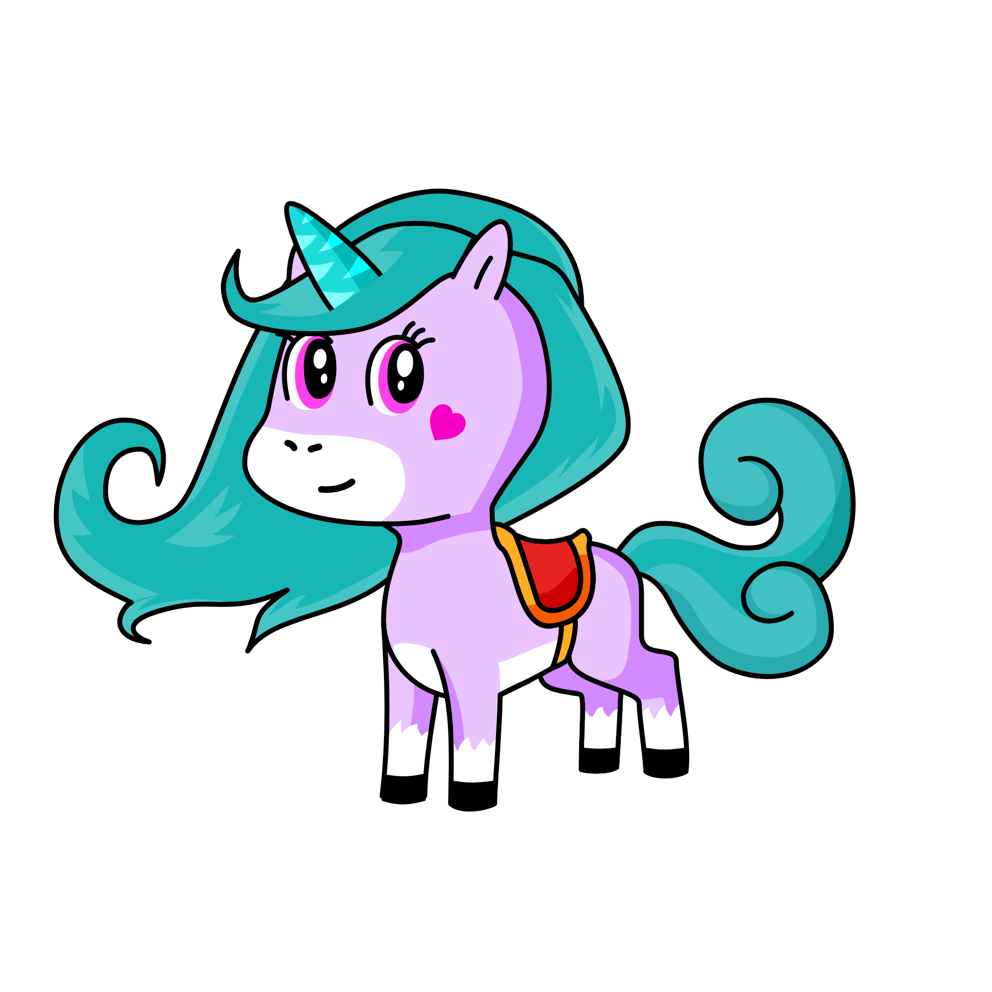 snowy, the unicorn