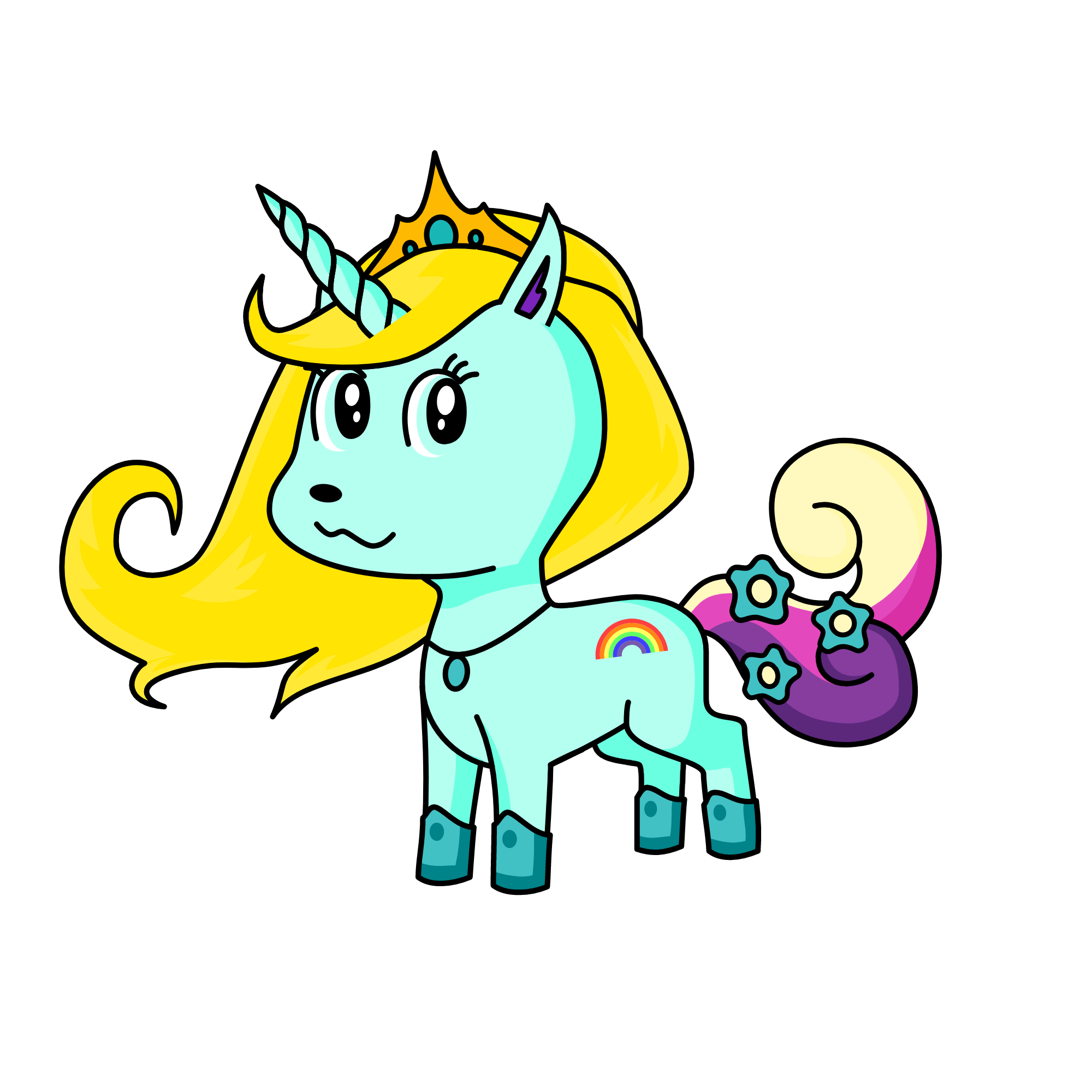 PRINCESS EMERERD, the unicorn
