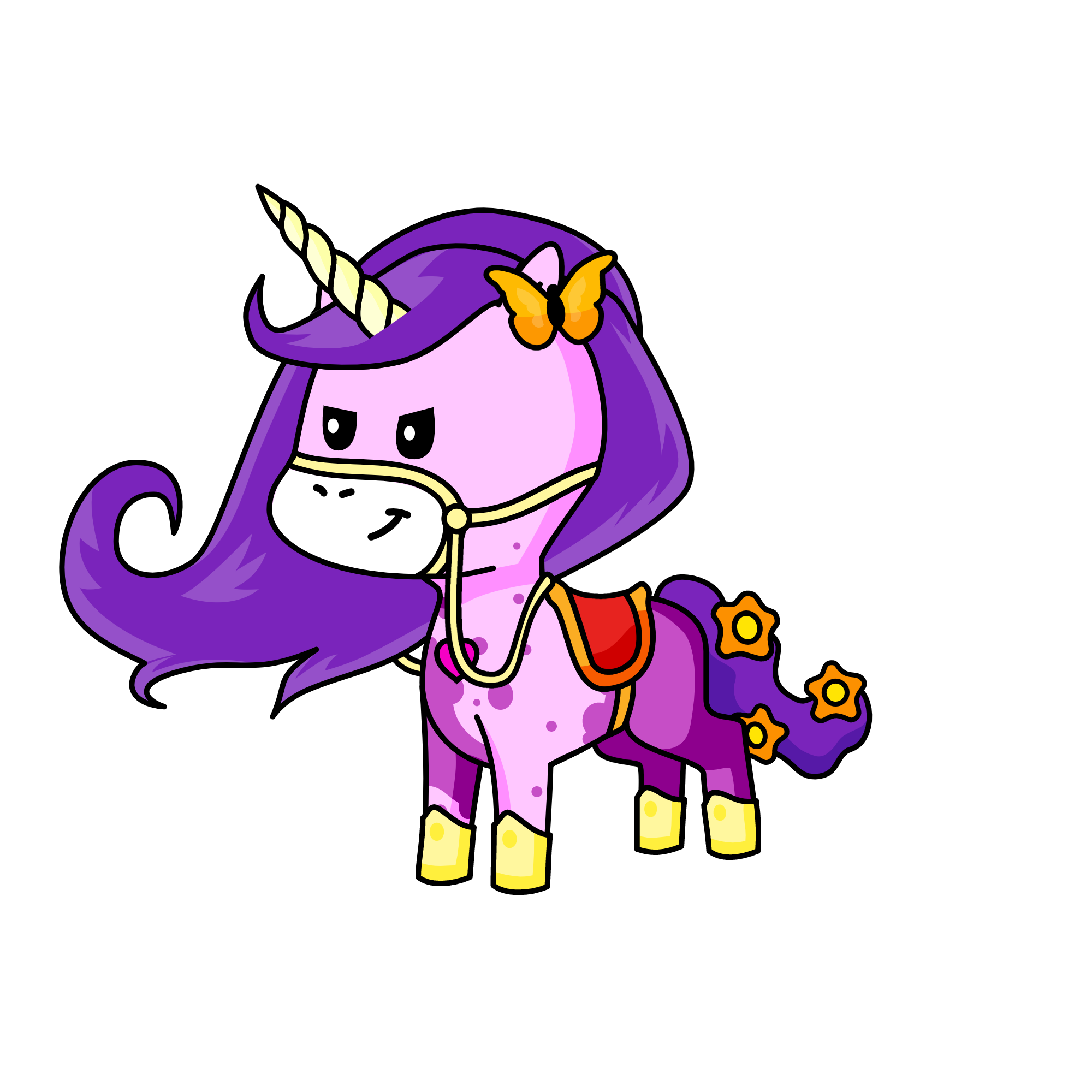 Dancer, the unicorn