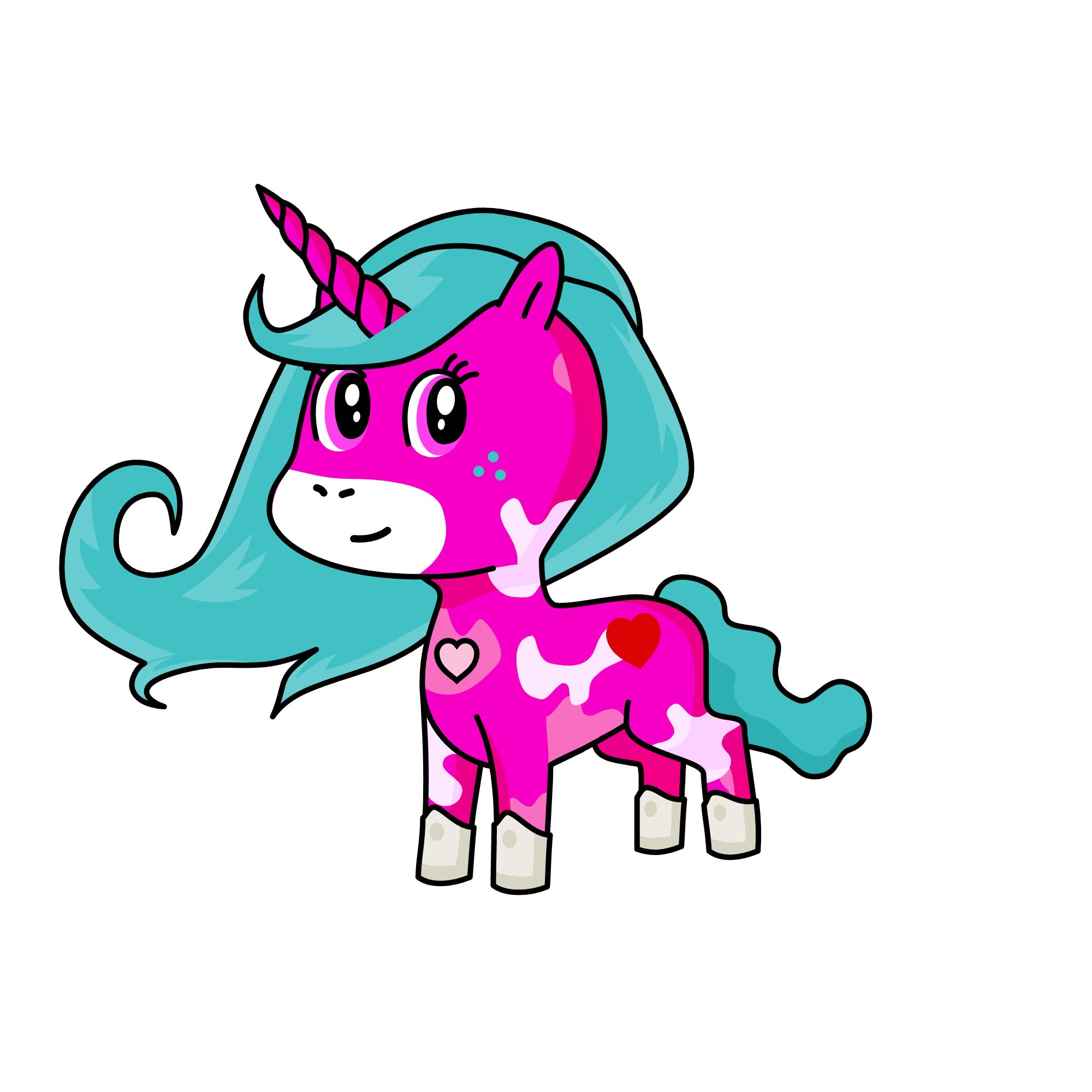 dot, the unicorn