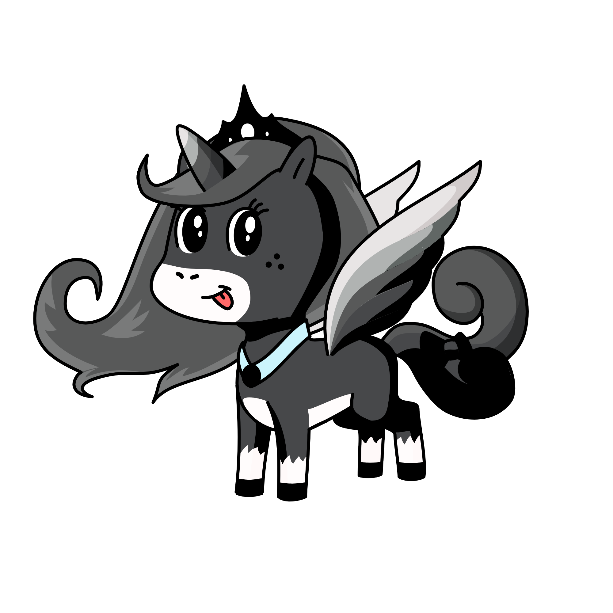 Princess Darky, the unicorn
