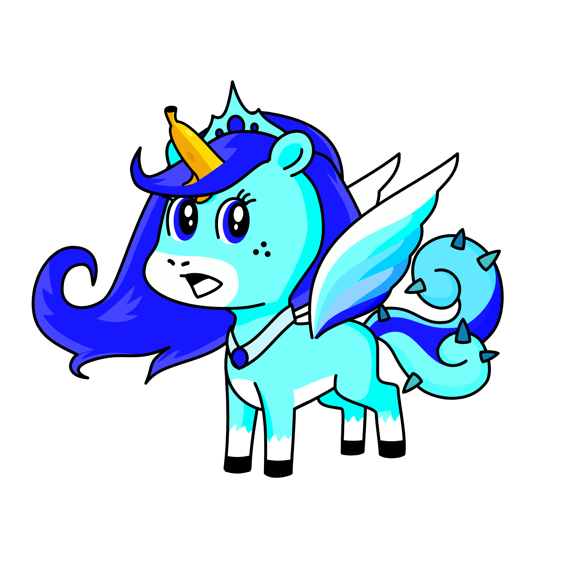 Princess Winter, the unicorn