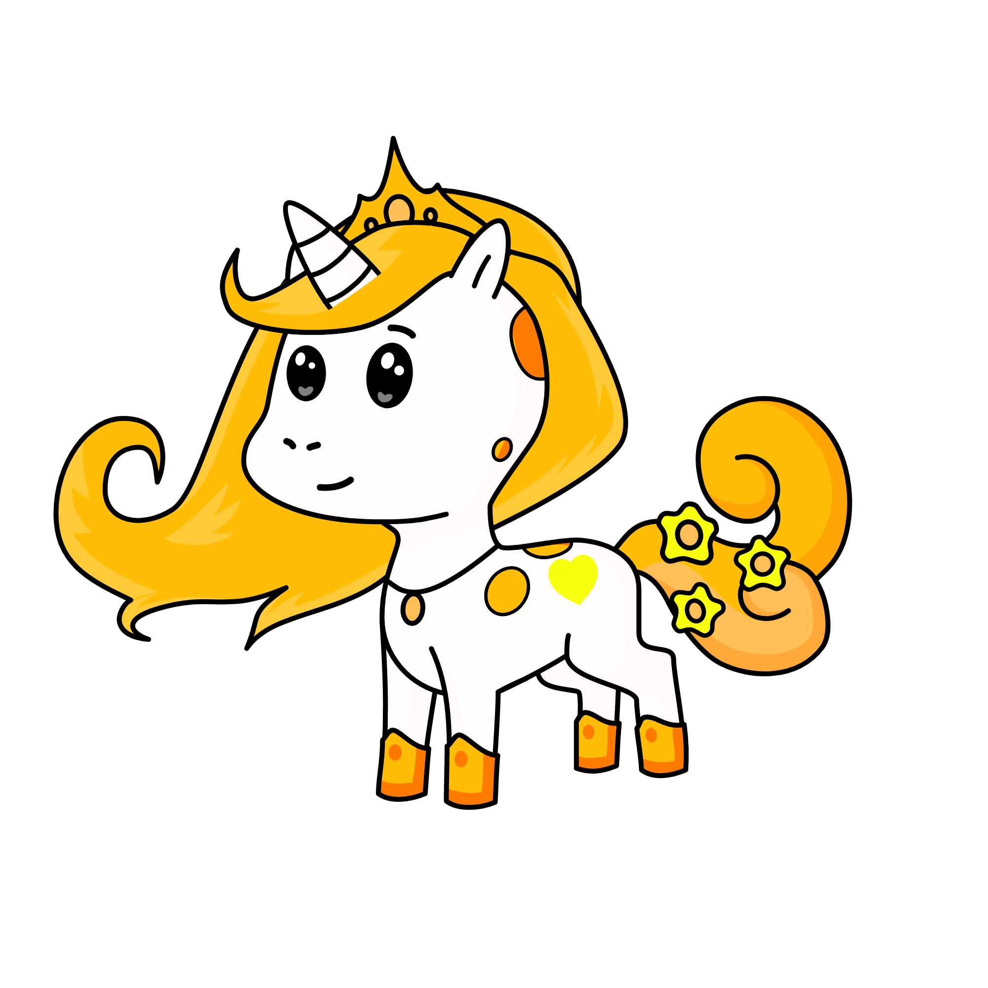 Princess Girrafe Love, the unicorn