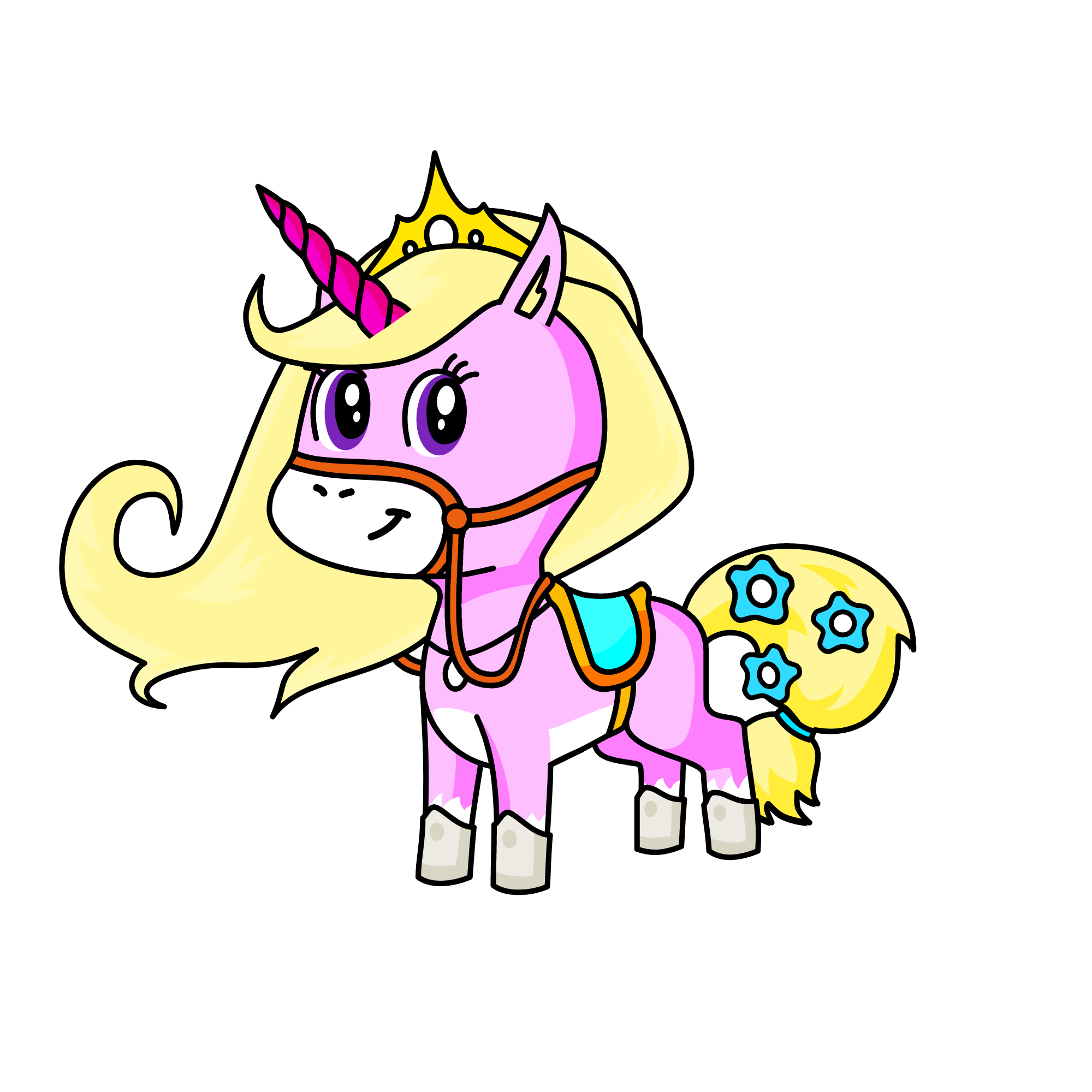 Princess Crystal, the unicorn