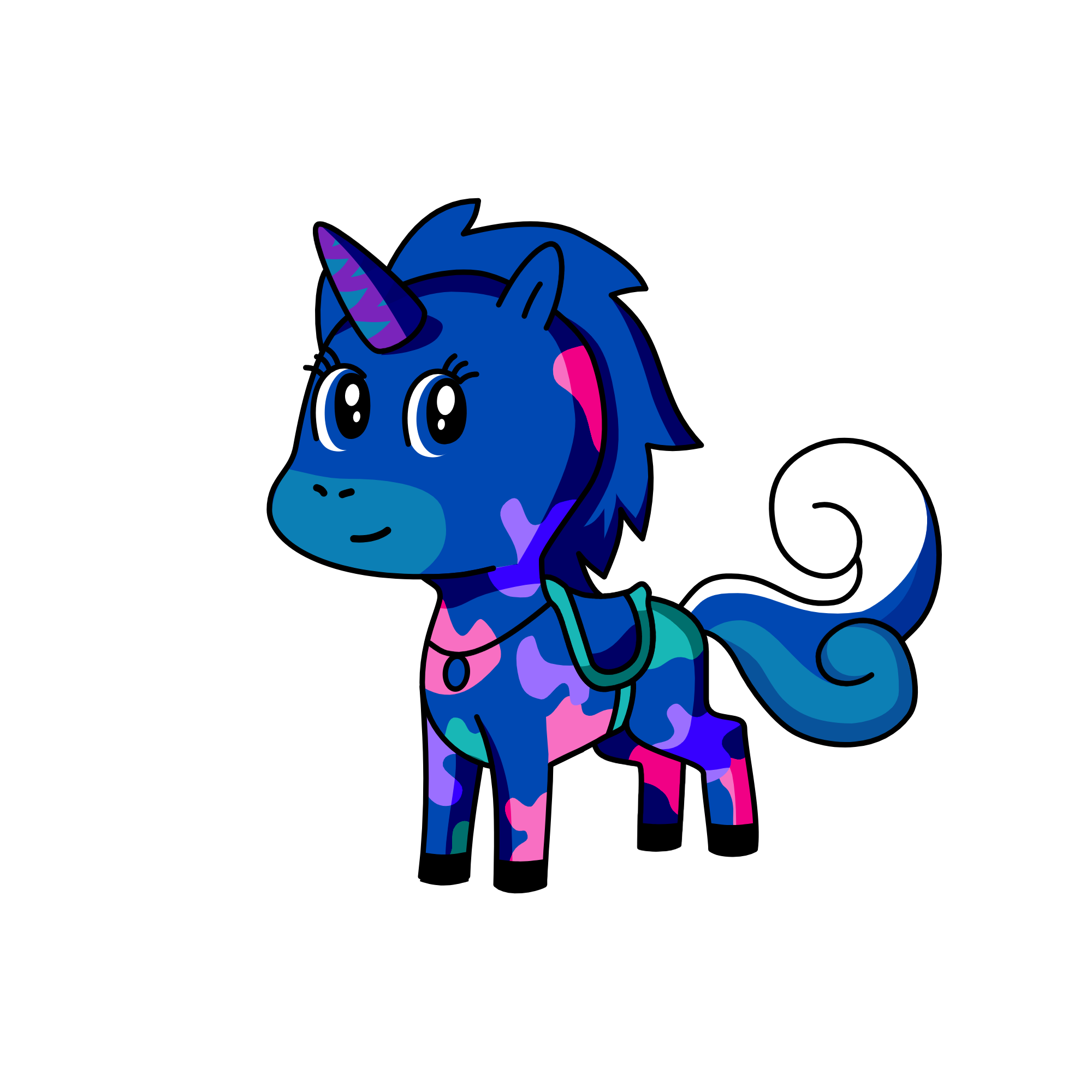 black beuaty, the unicorn