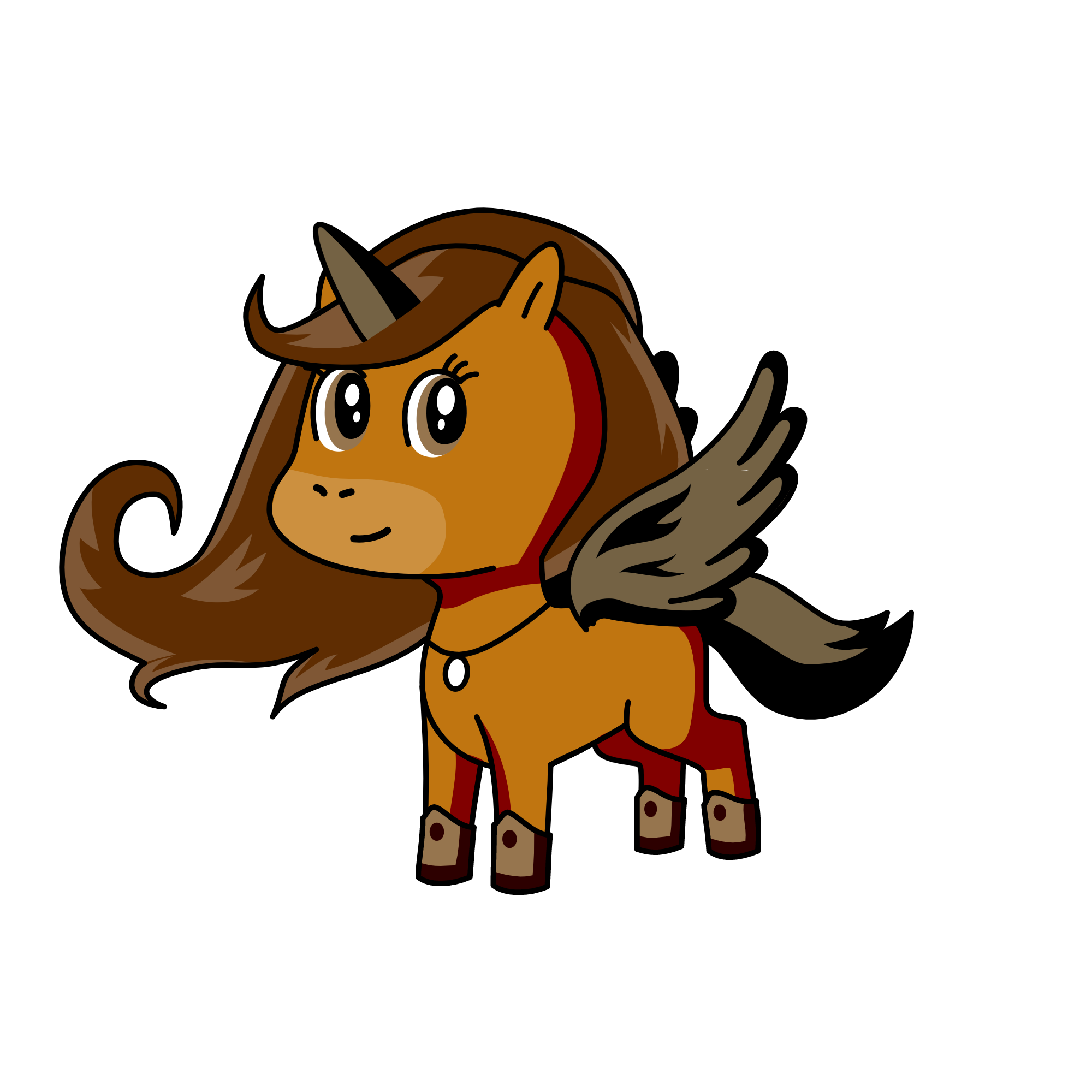 brownie, the unicorn