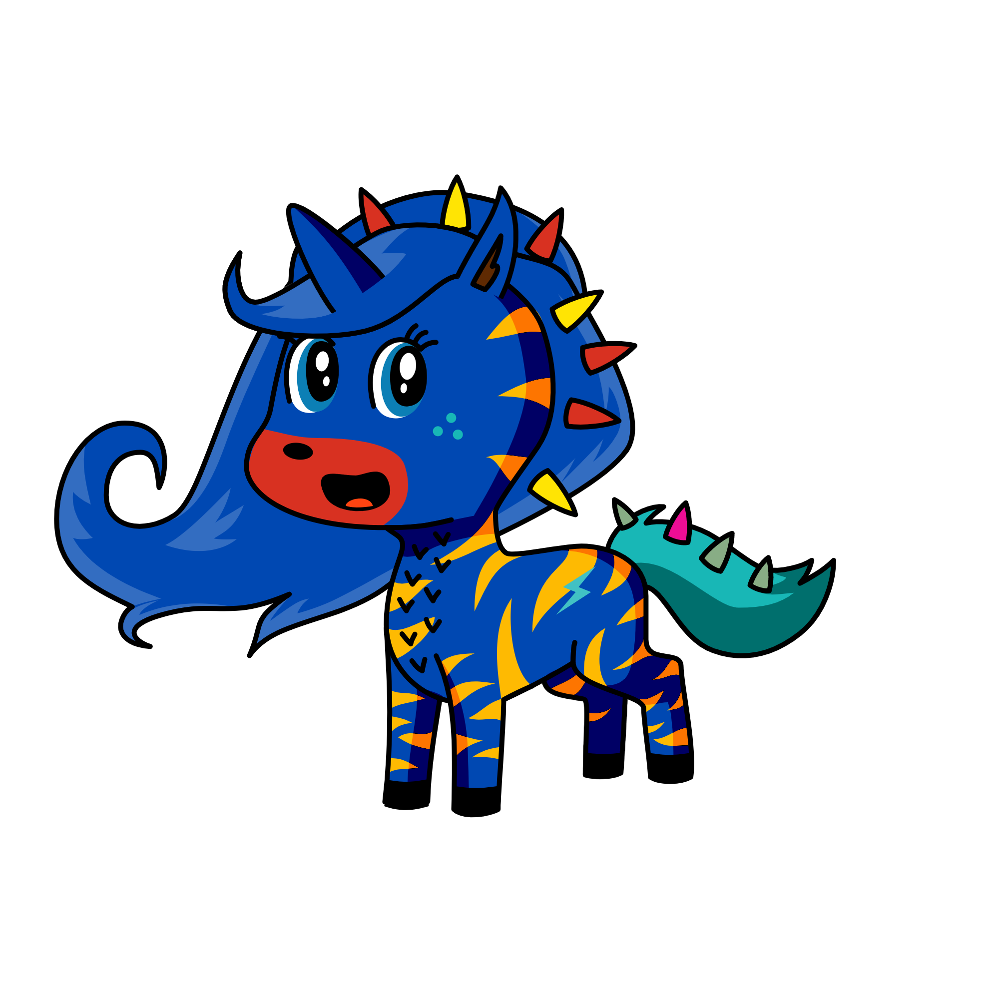 darky, the unicorn