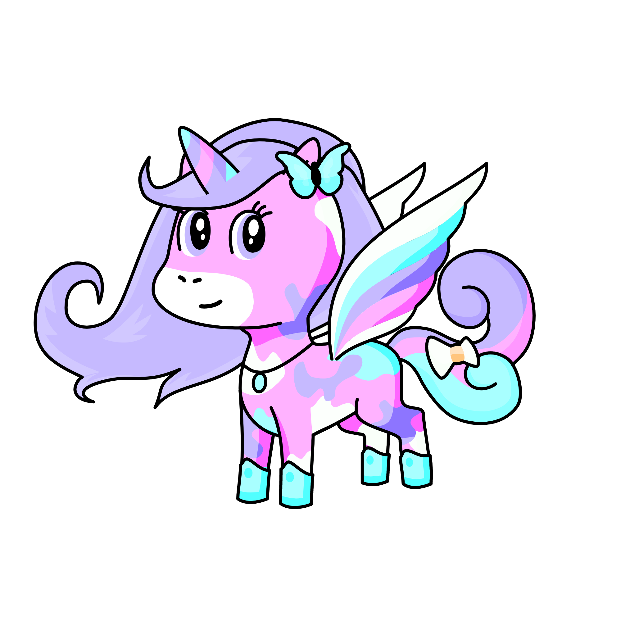 cotten candy, the unicorn