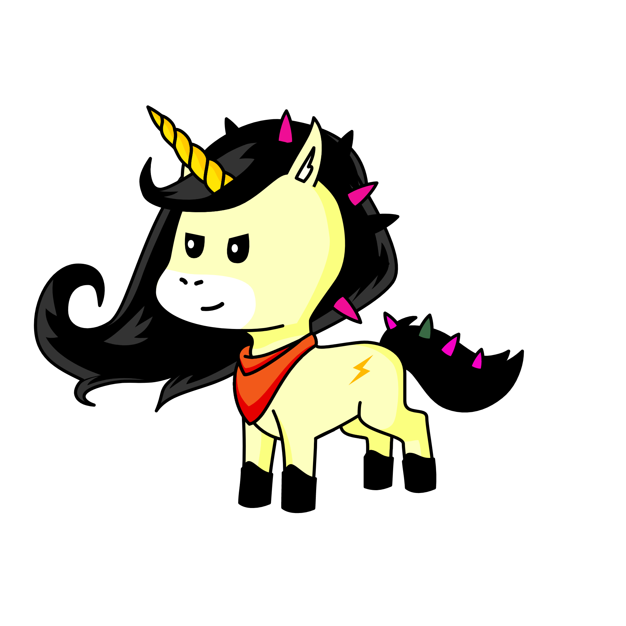 Mystic Midnight, the unicorn