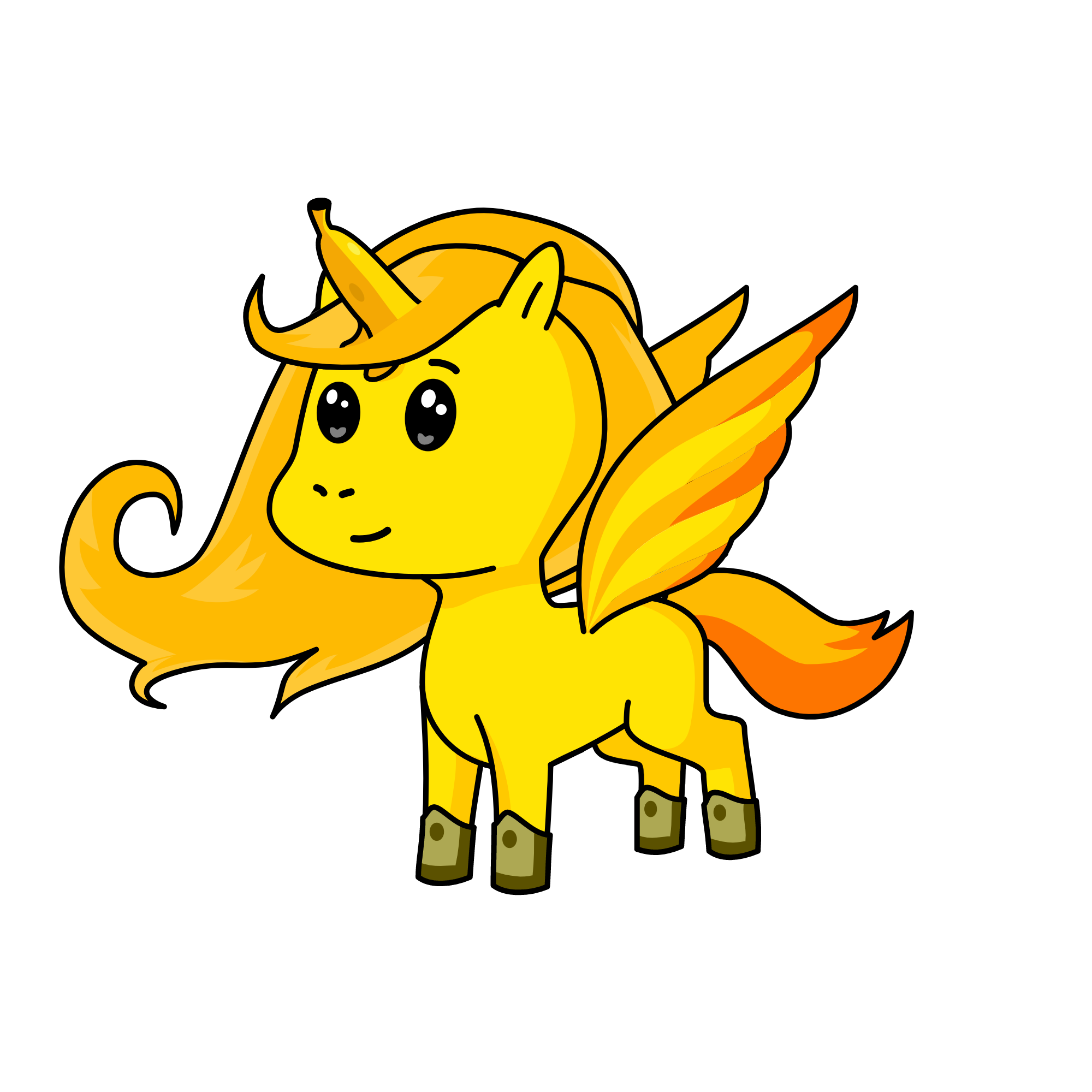 banana, the unicorn
