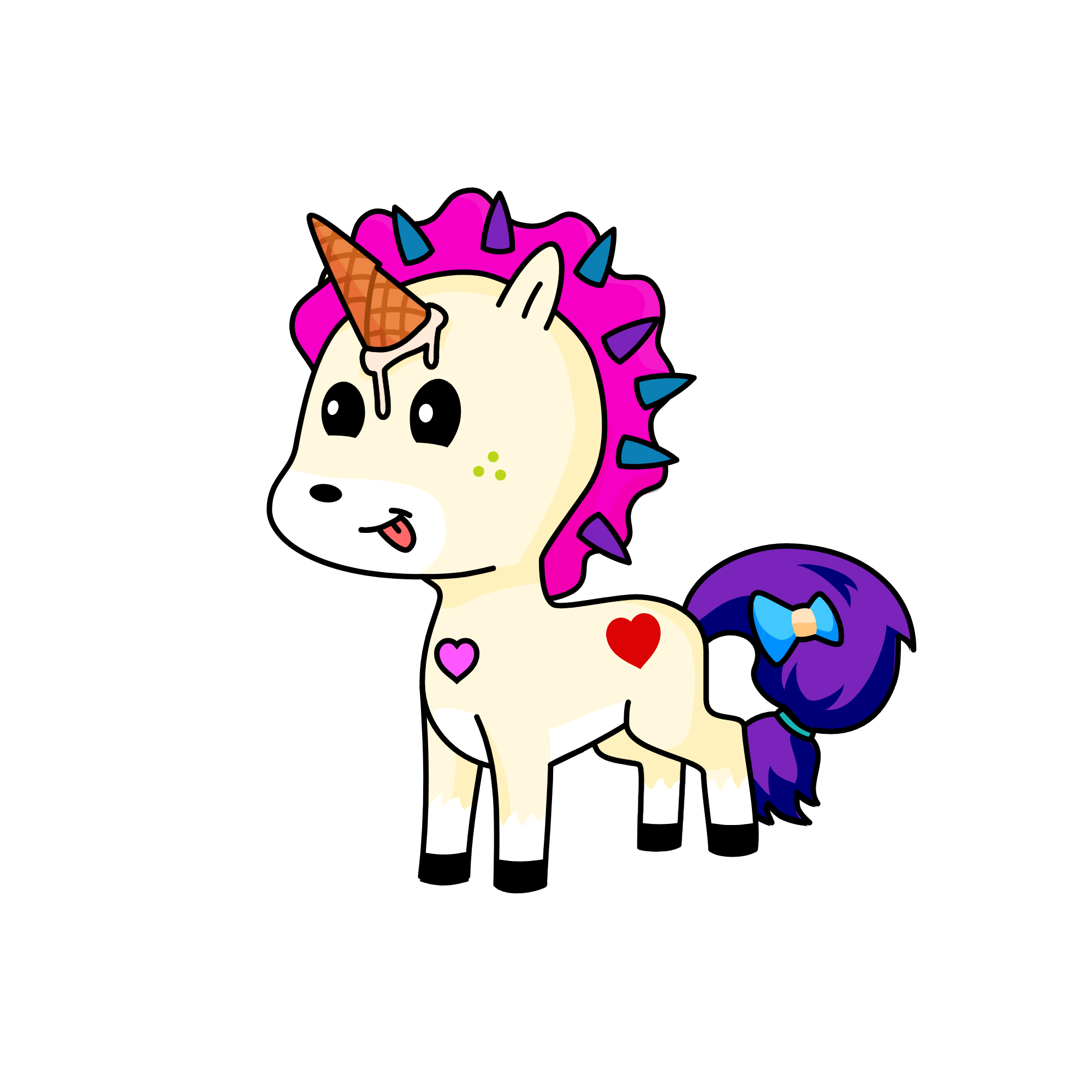 cone, the unicorn