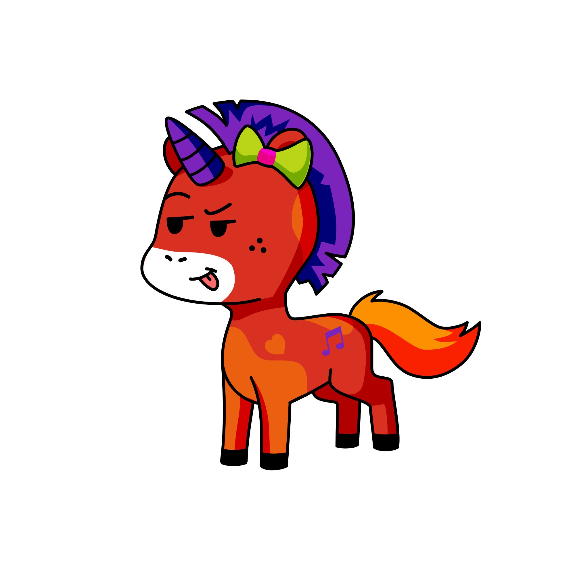 pinkabo, the unicorn