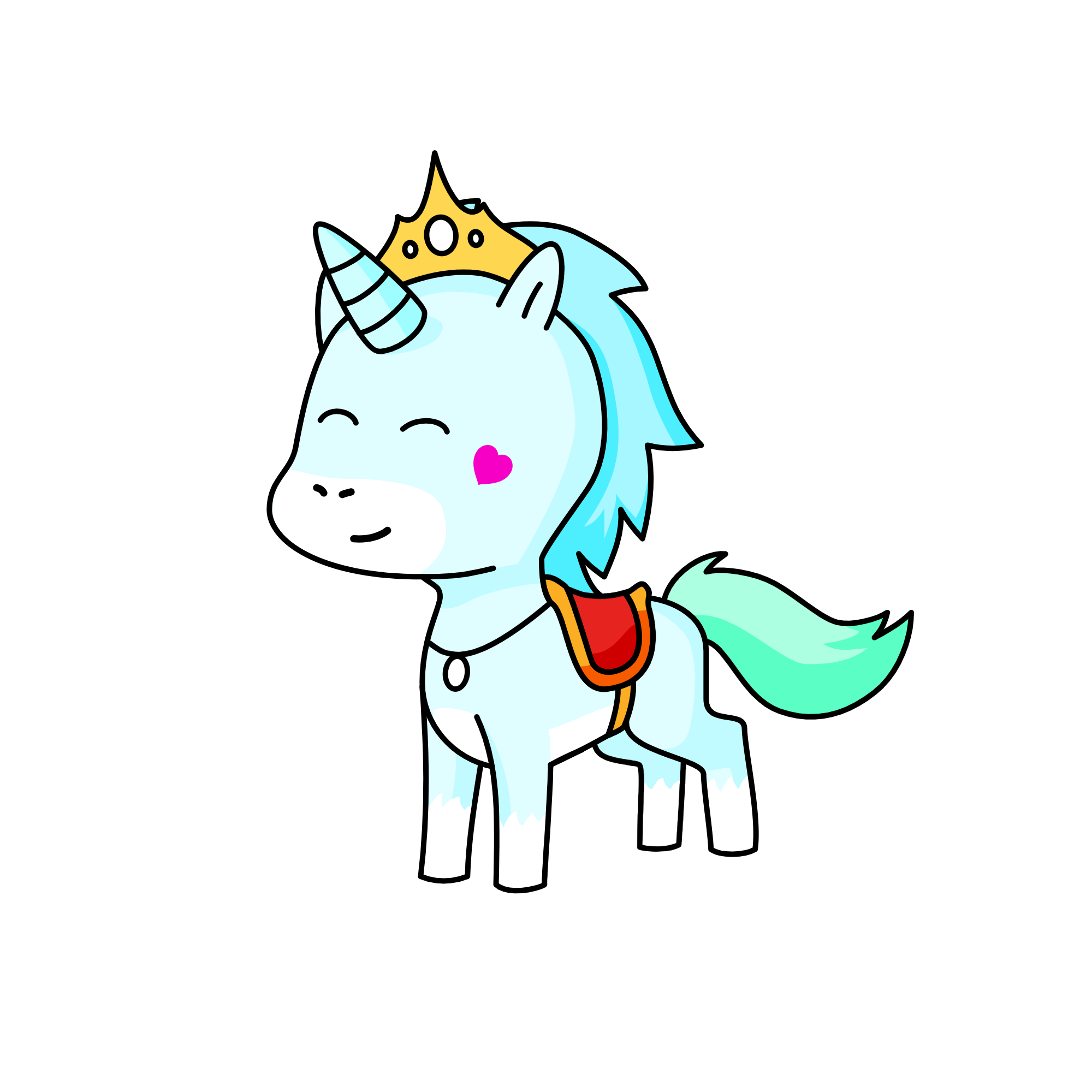 Snowy, the unicorn